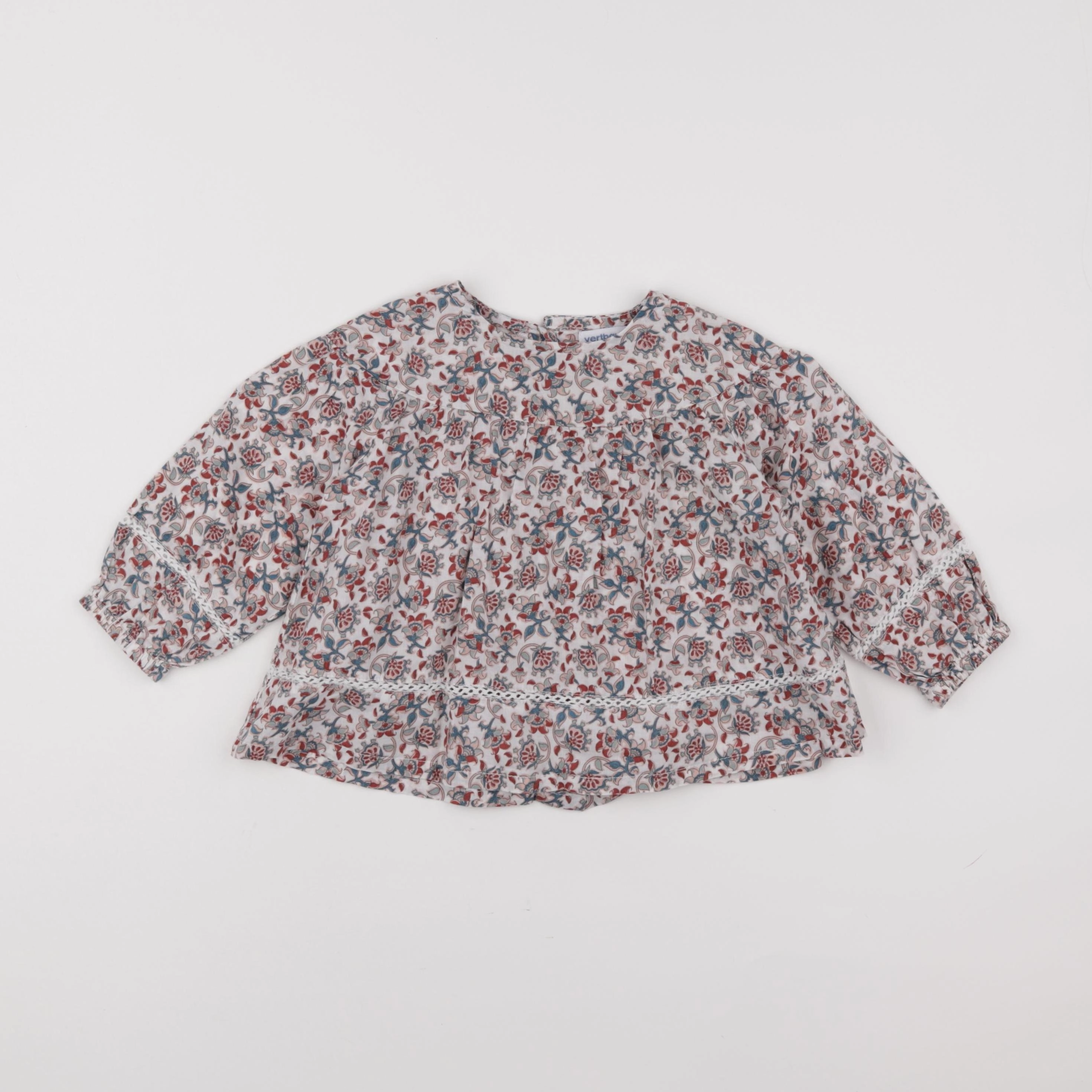 Vertbaudet - blouse multicolore - 2 ans