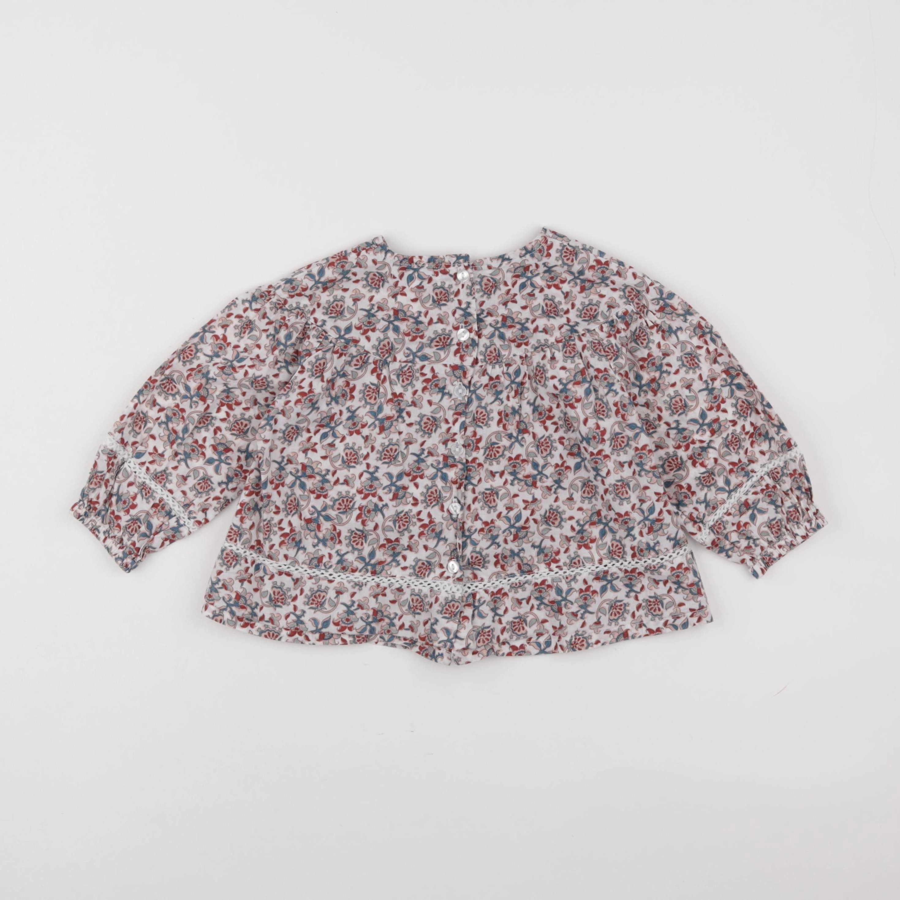 Vertbaudet - blouse multicolore - 2 ans