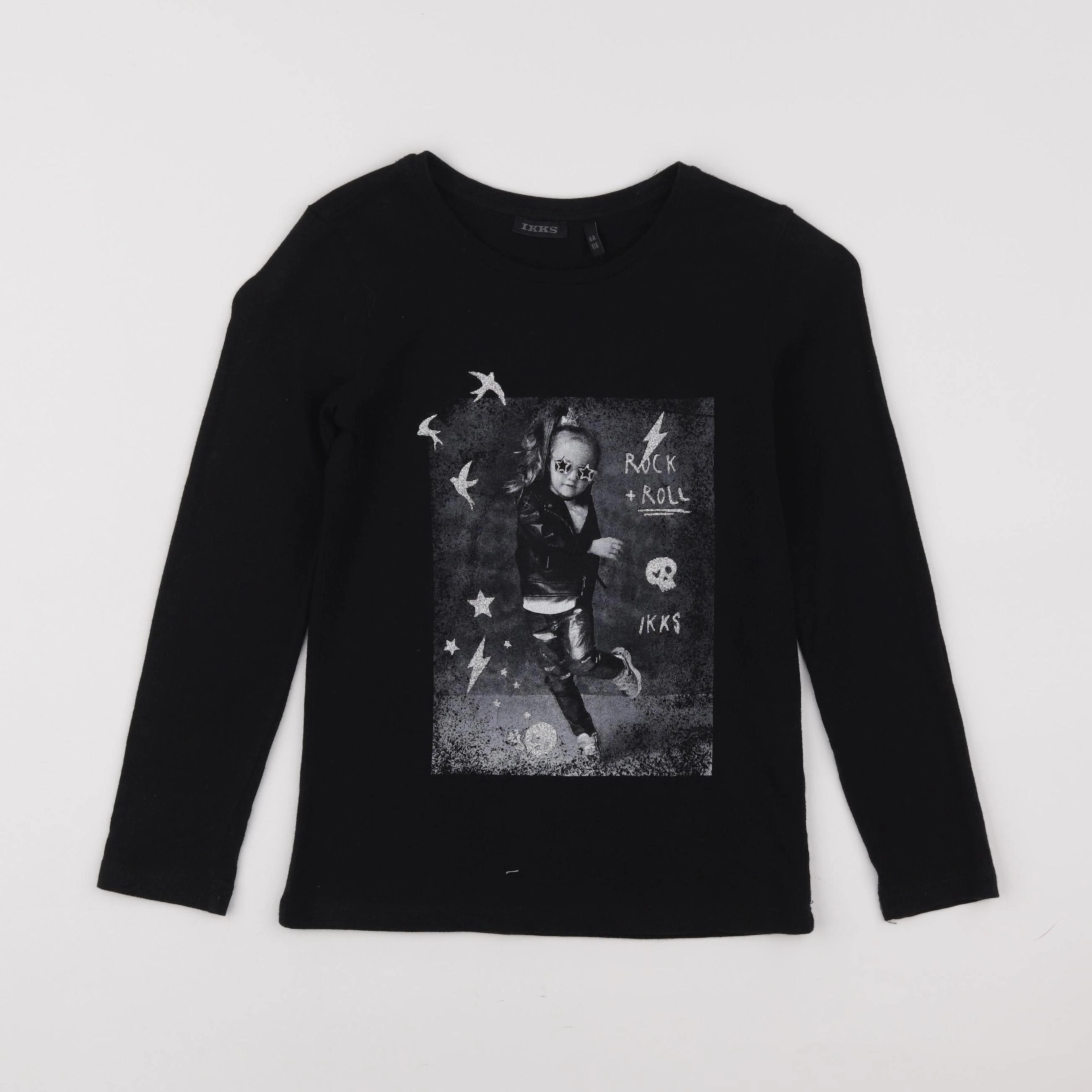 IKKS - tee-shirt noir - 6 ans