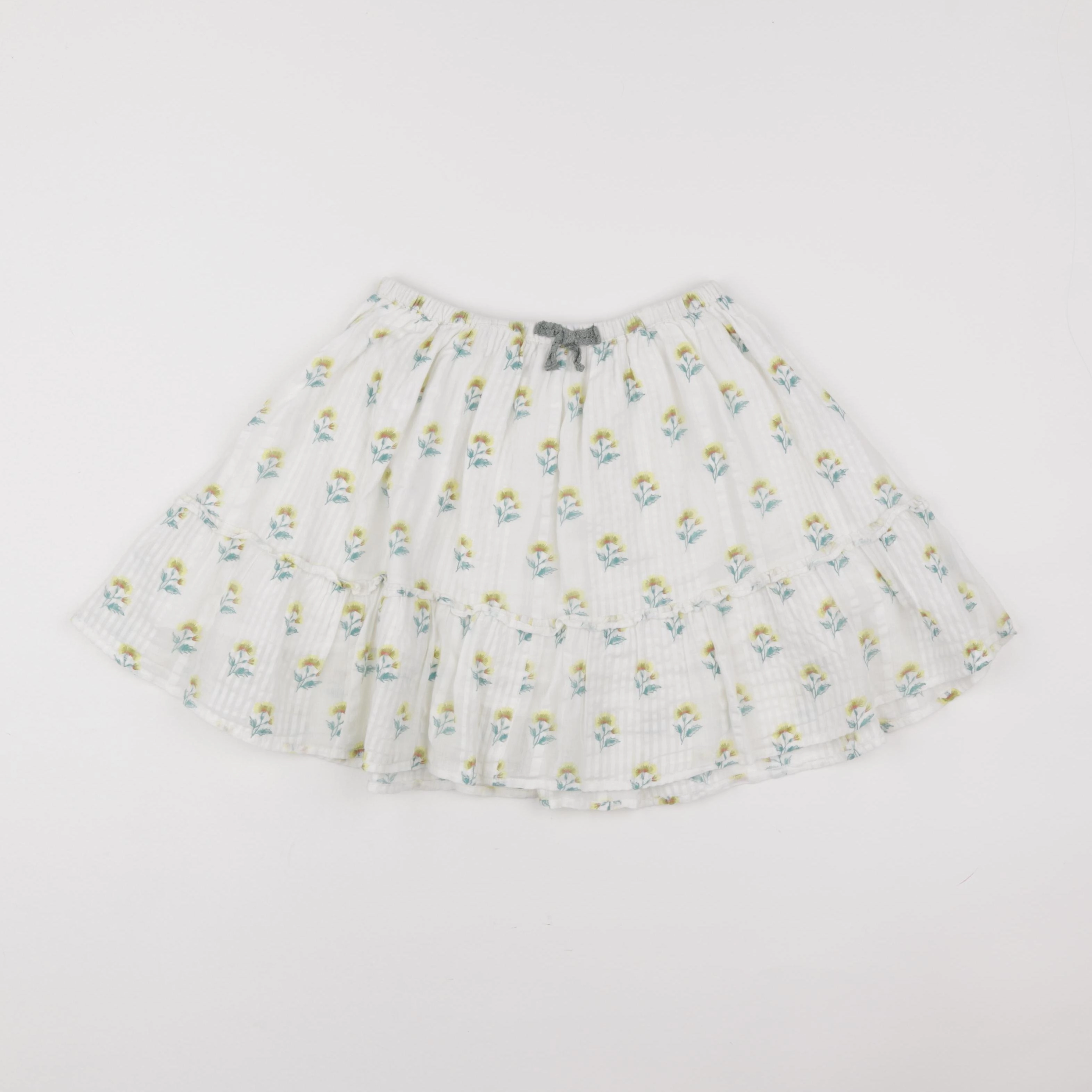 Cyrillus - jupe beige, jaune - 8 ans