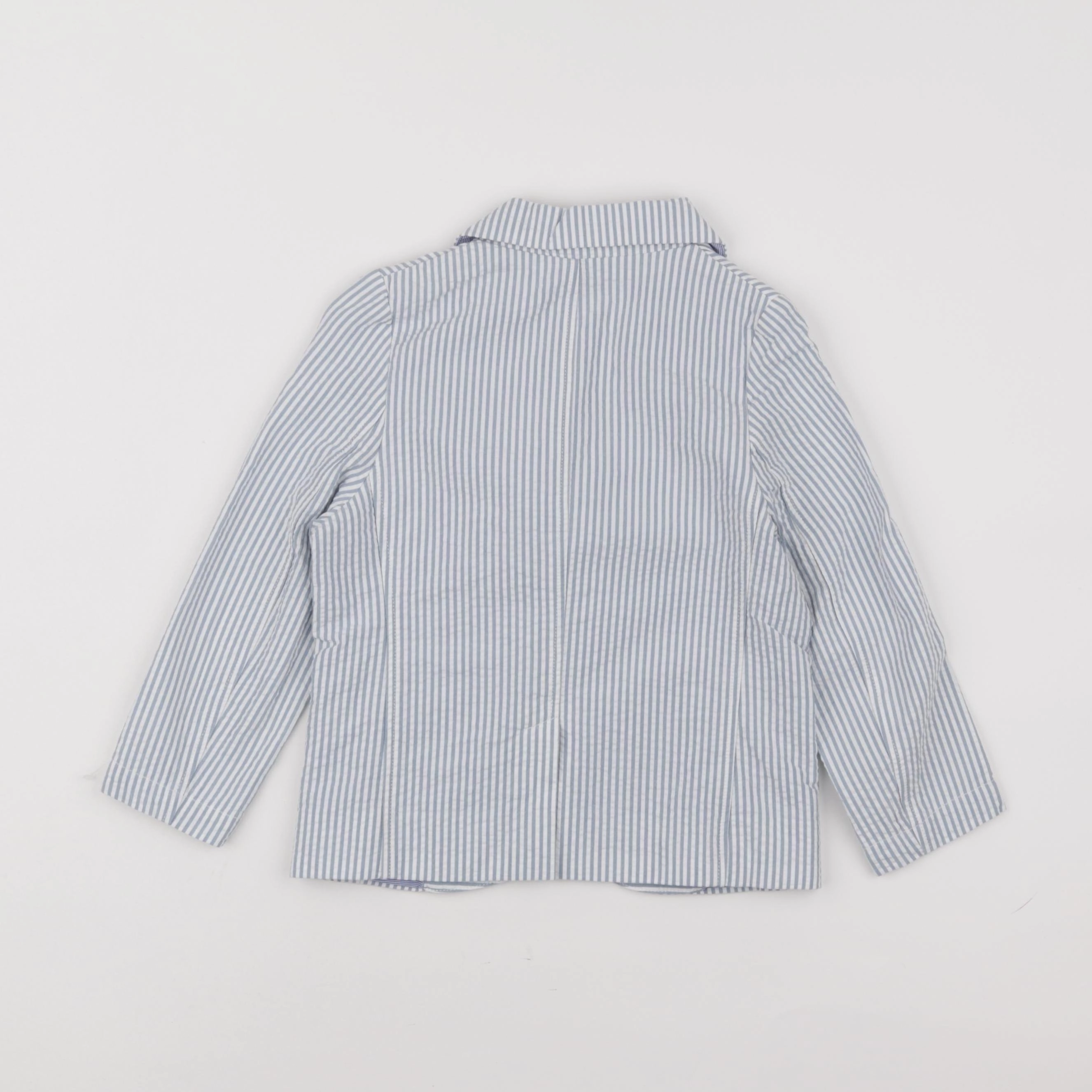 Petit Bateau - veste blanc, bleu - 4 ans