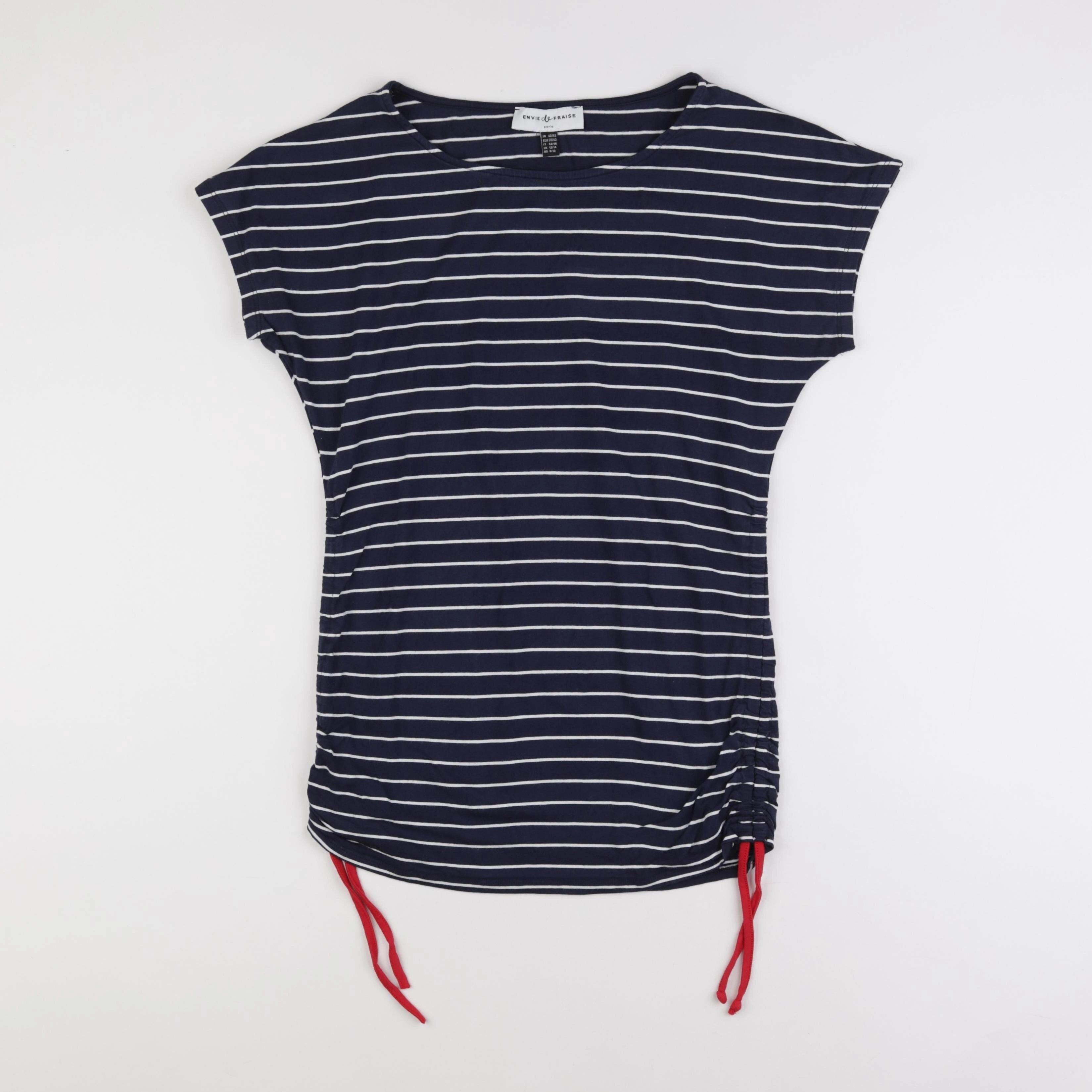 Envie de fraise - tee-shirt grossesse bleu - 40 à 42