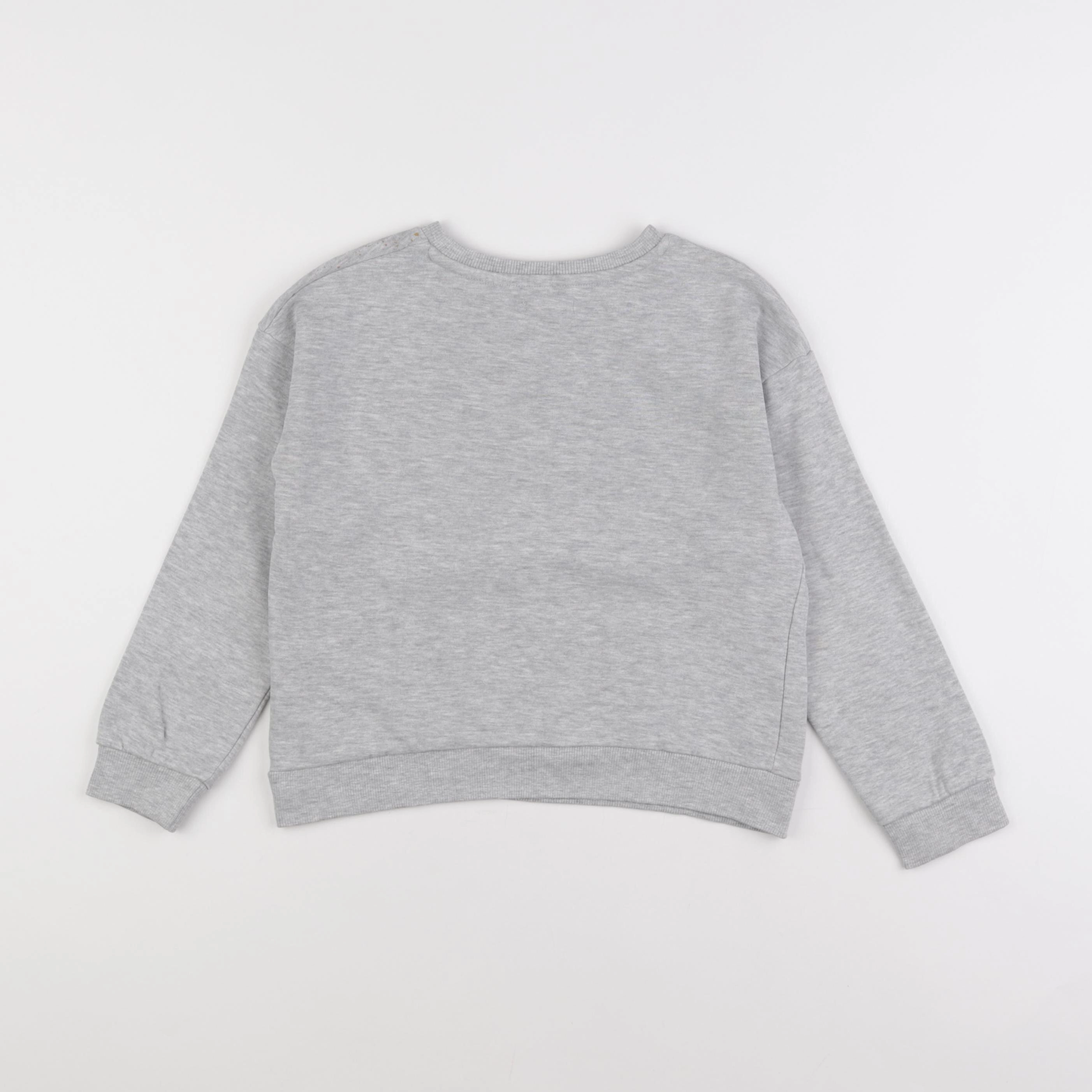 Vertbaudet - sweat gris - 6 ans