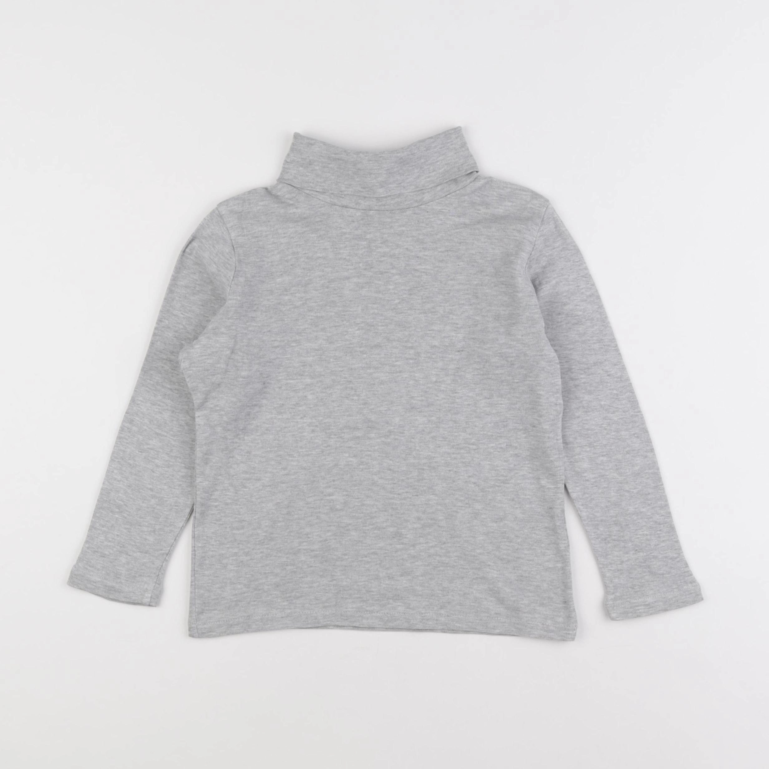 Vertbaudet - sous-pull gris - 6 ans
