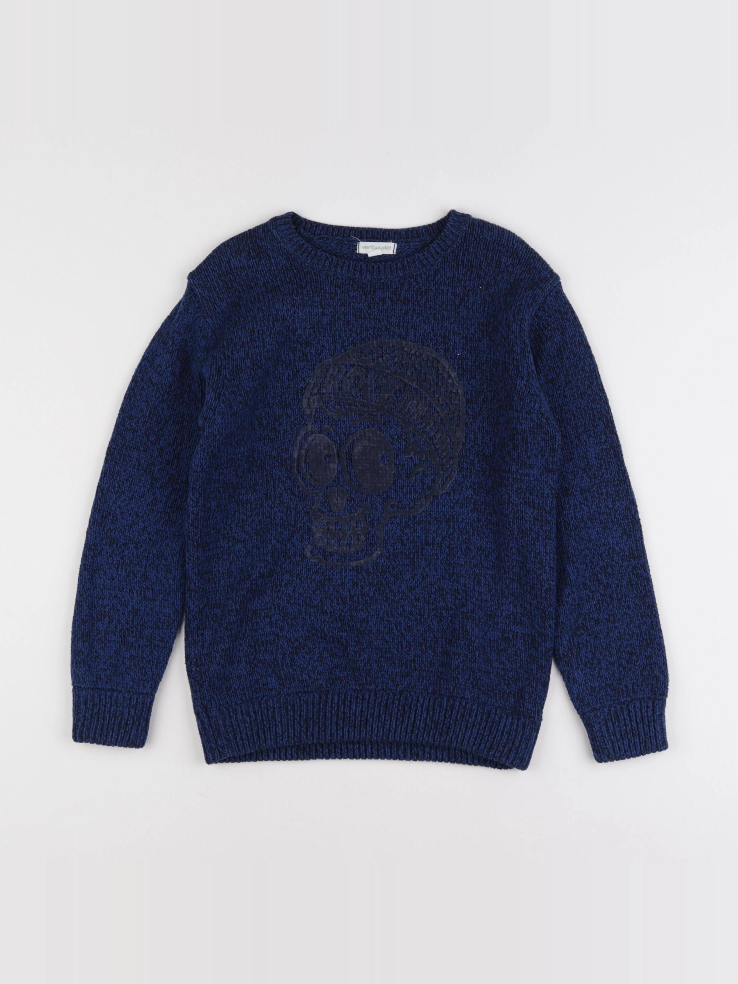 Vertbaudet - pull bleu - 8 ans