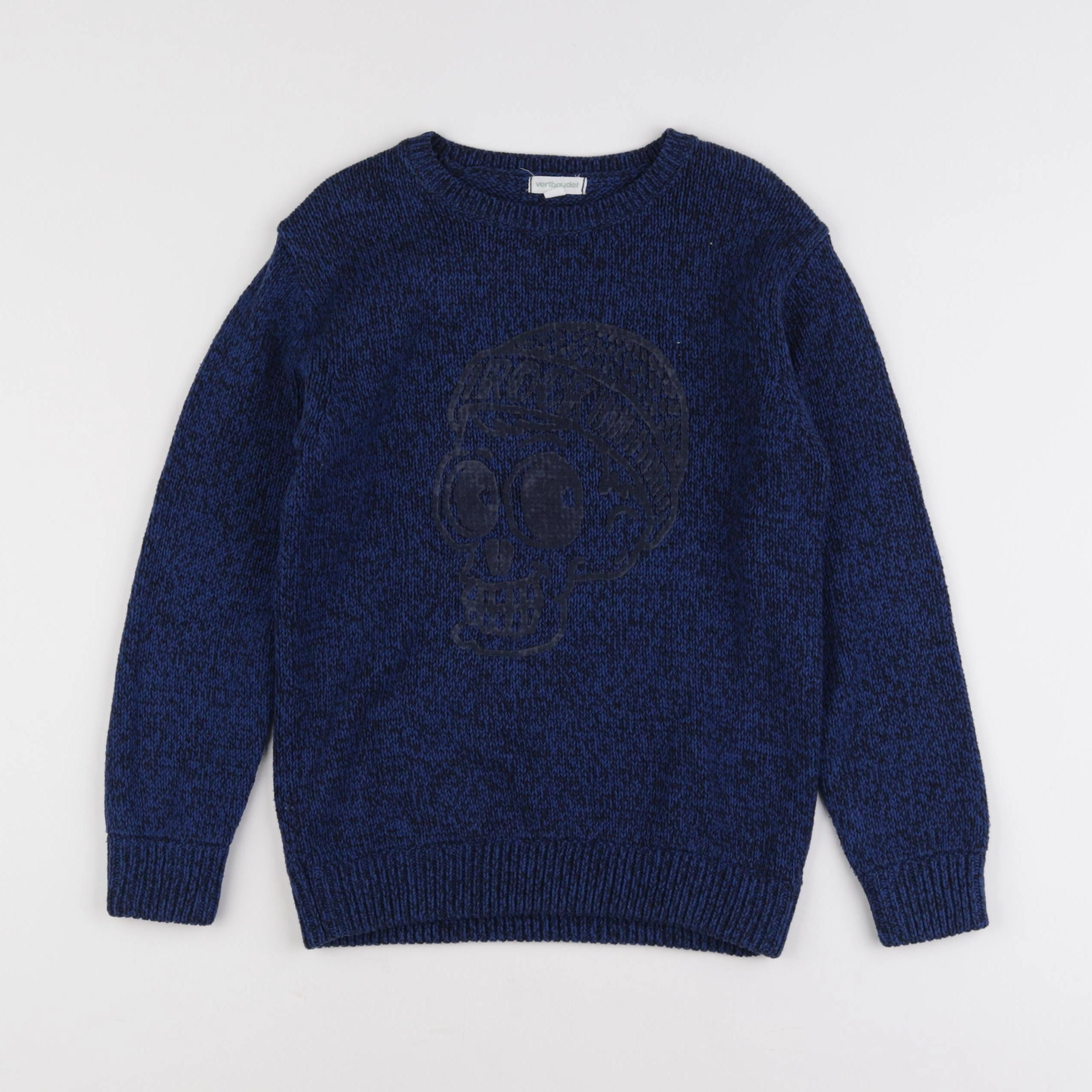 Vertbaudet - pull bleu - 8 ans