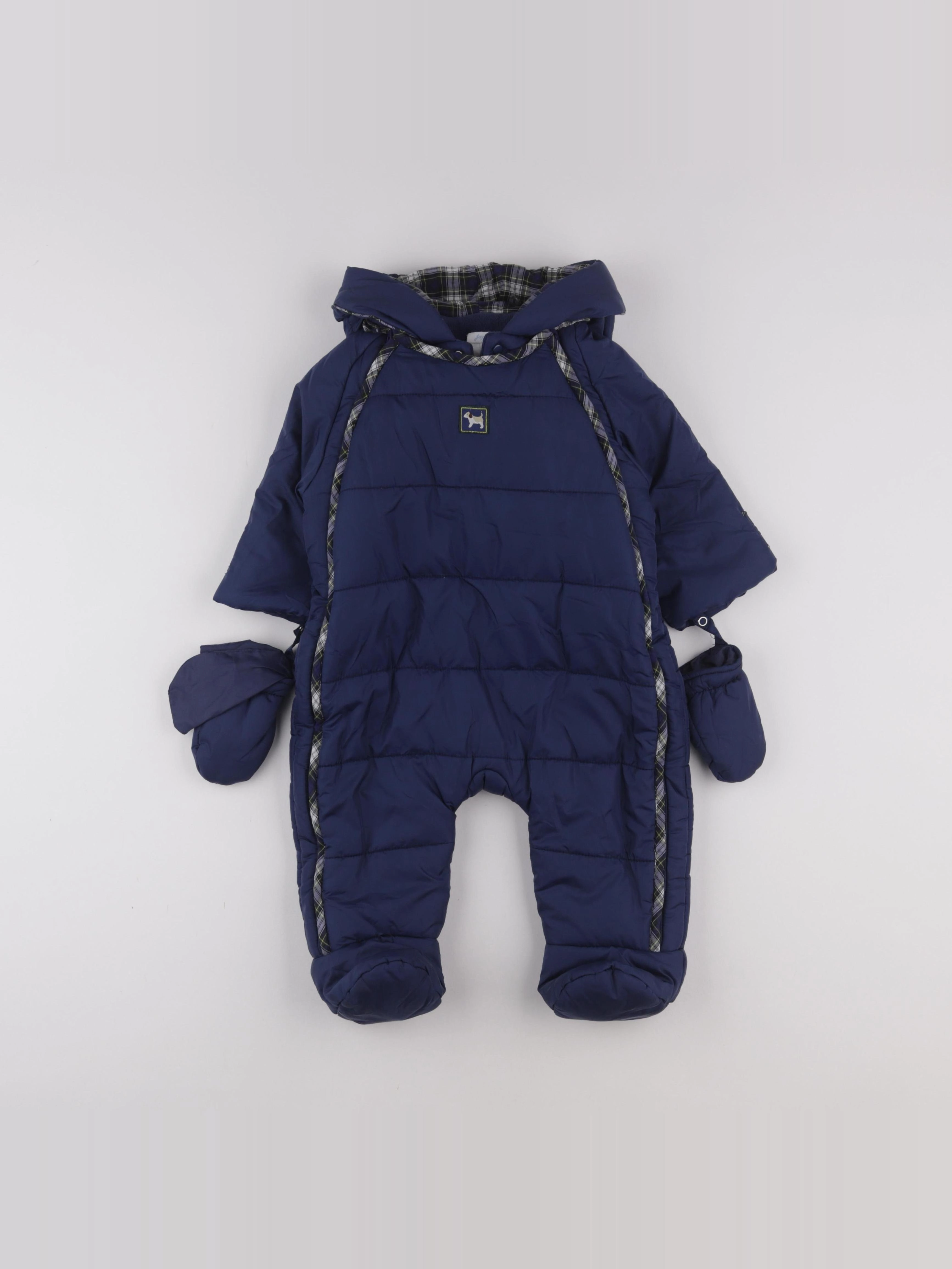 Jacadi - combi-pilote bleu - 12 mois