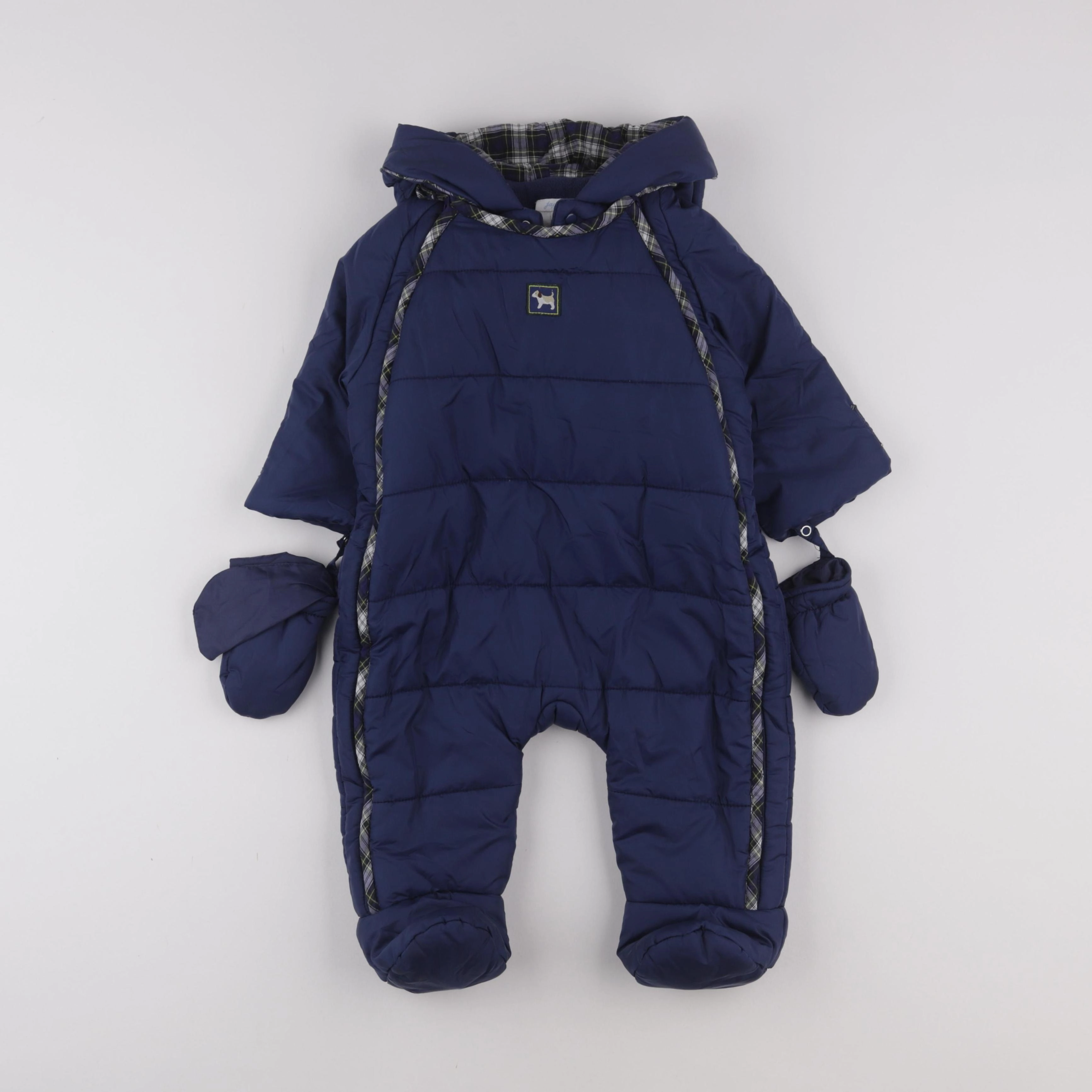 Jacadi - combi-pilote bleu - 12 mois