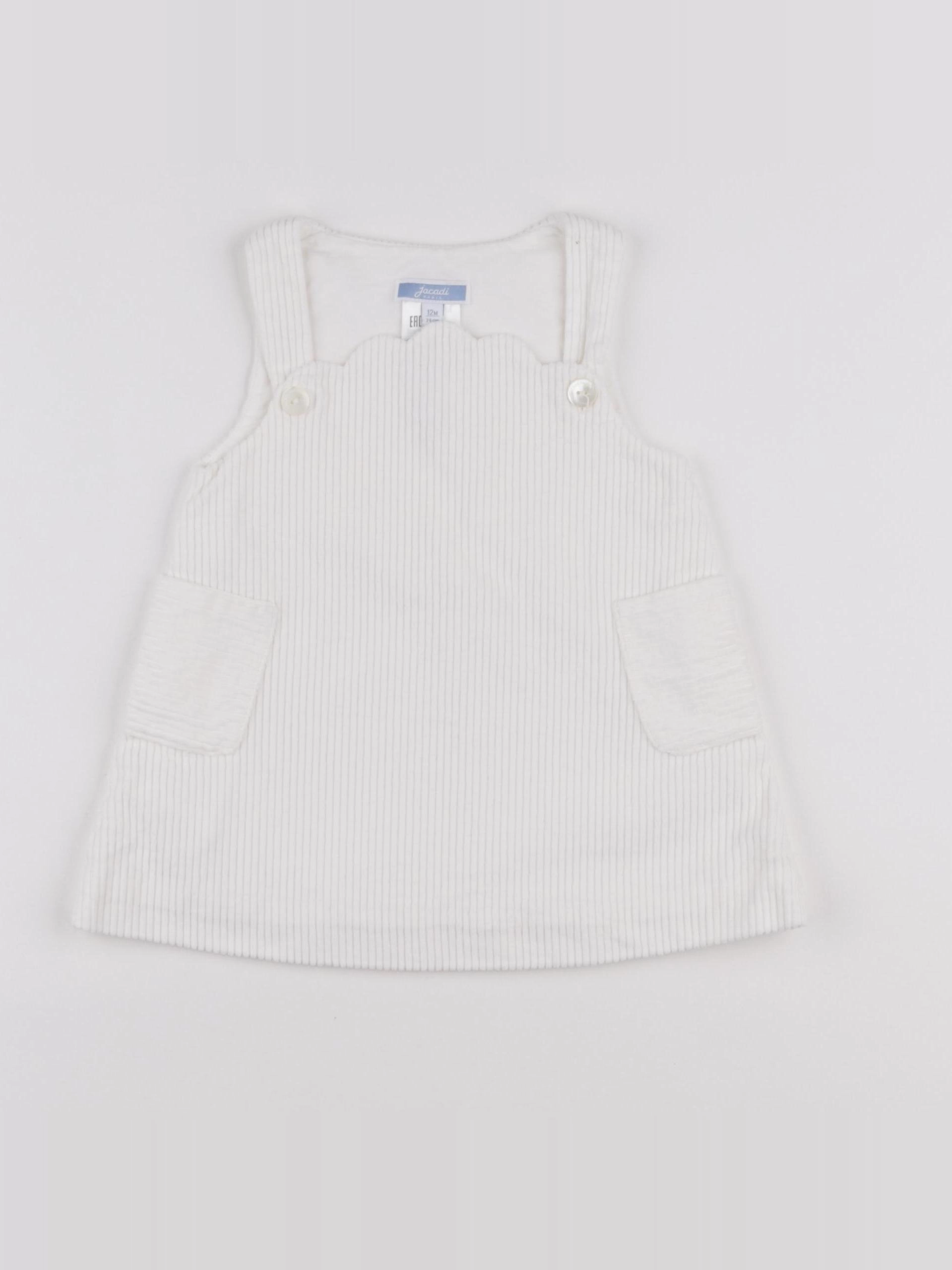 Jacadi - robe blanc - 12 mois