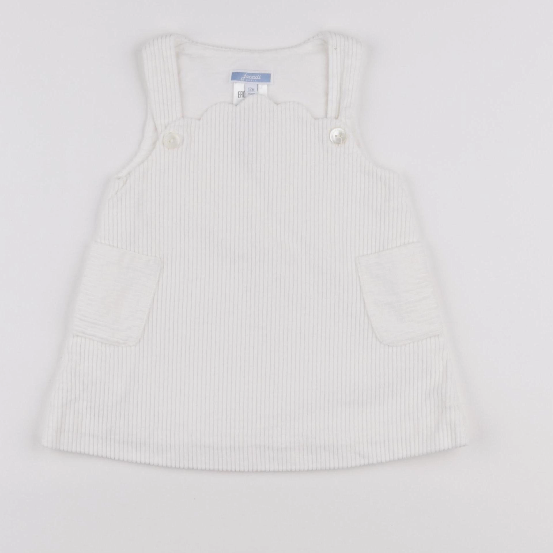 Jacadi - robe blanc - 12 mois