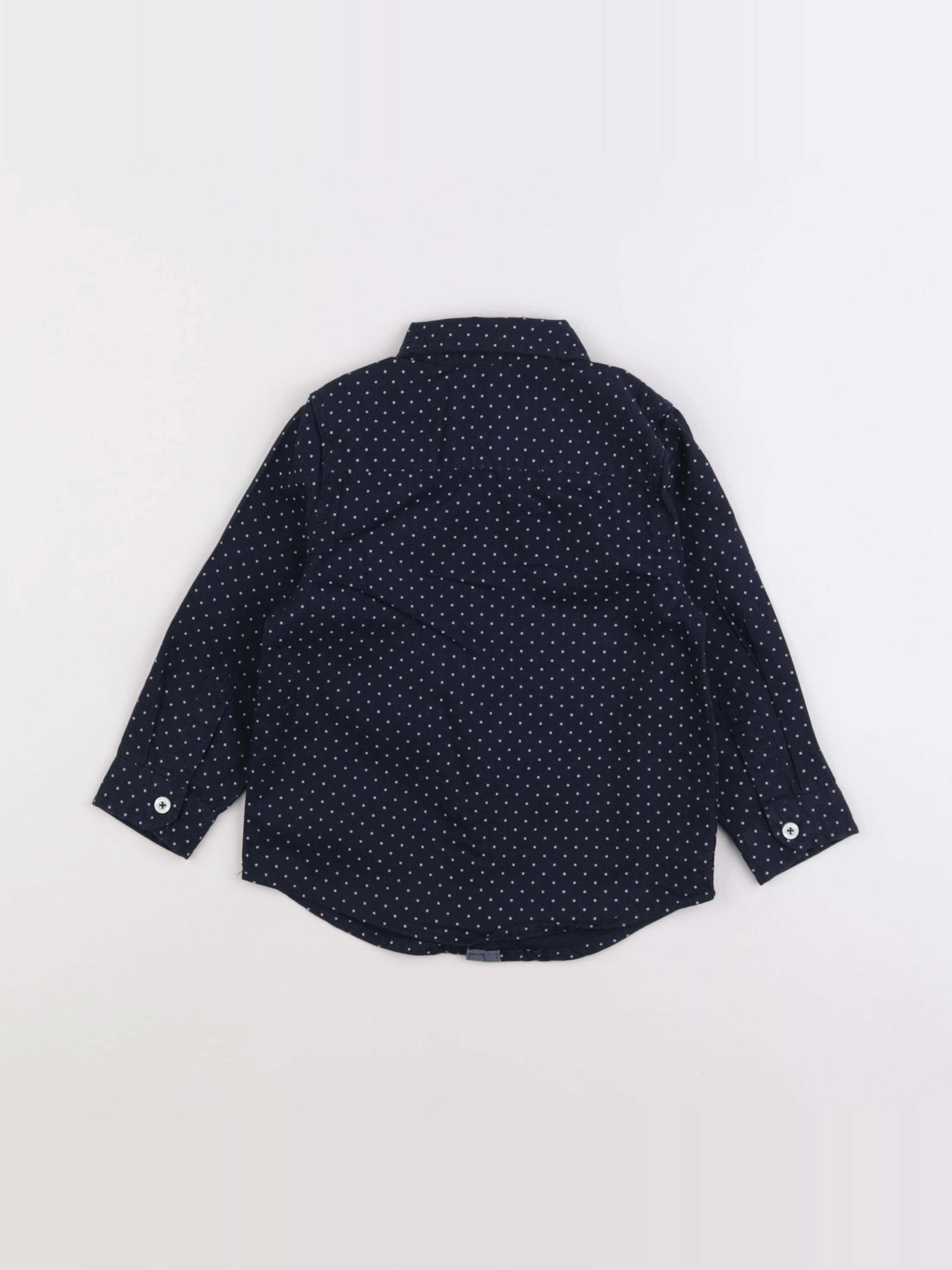 Vertbaudet - chemise bleu - 2 ans