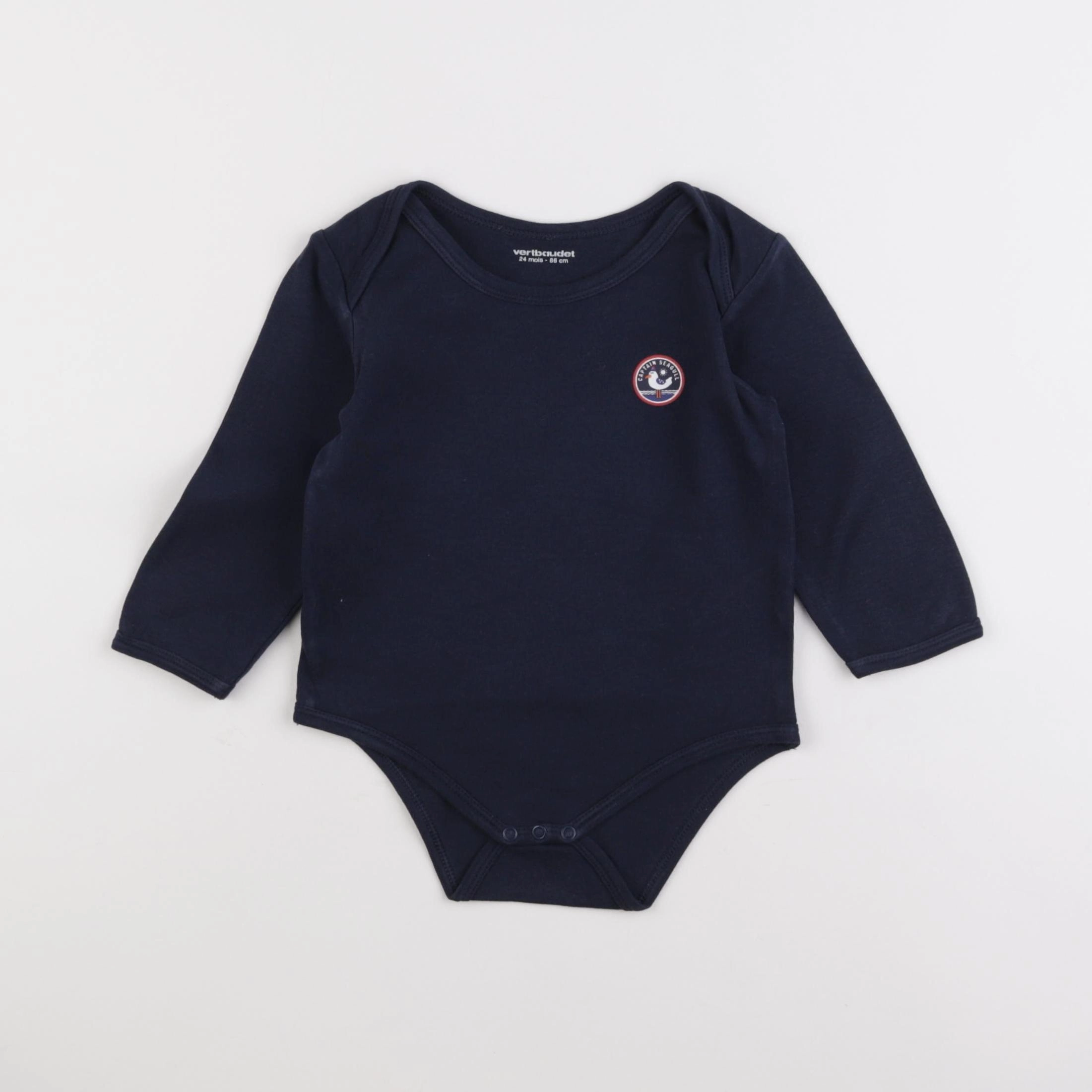 Vertbaudet - body bleu - 2 ans