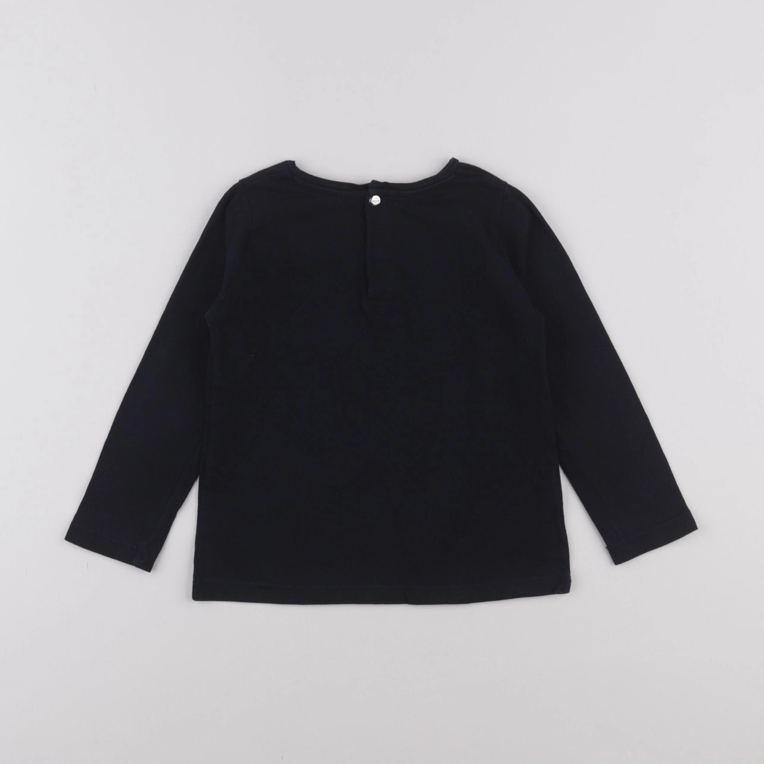 Jacadi - tee-shirt bleu, or - 4 ans