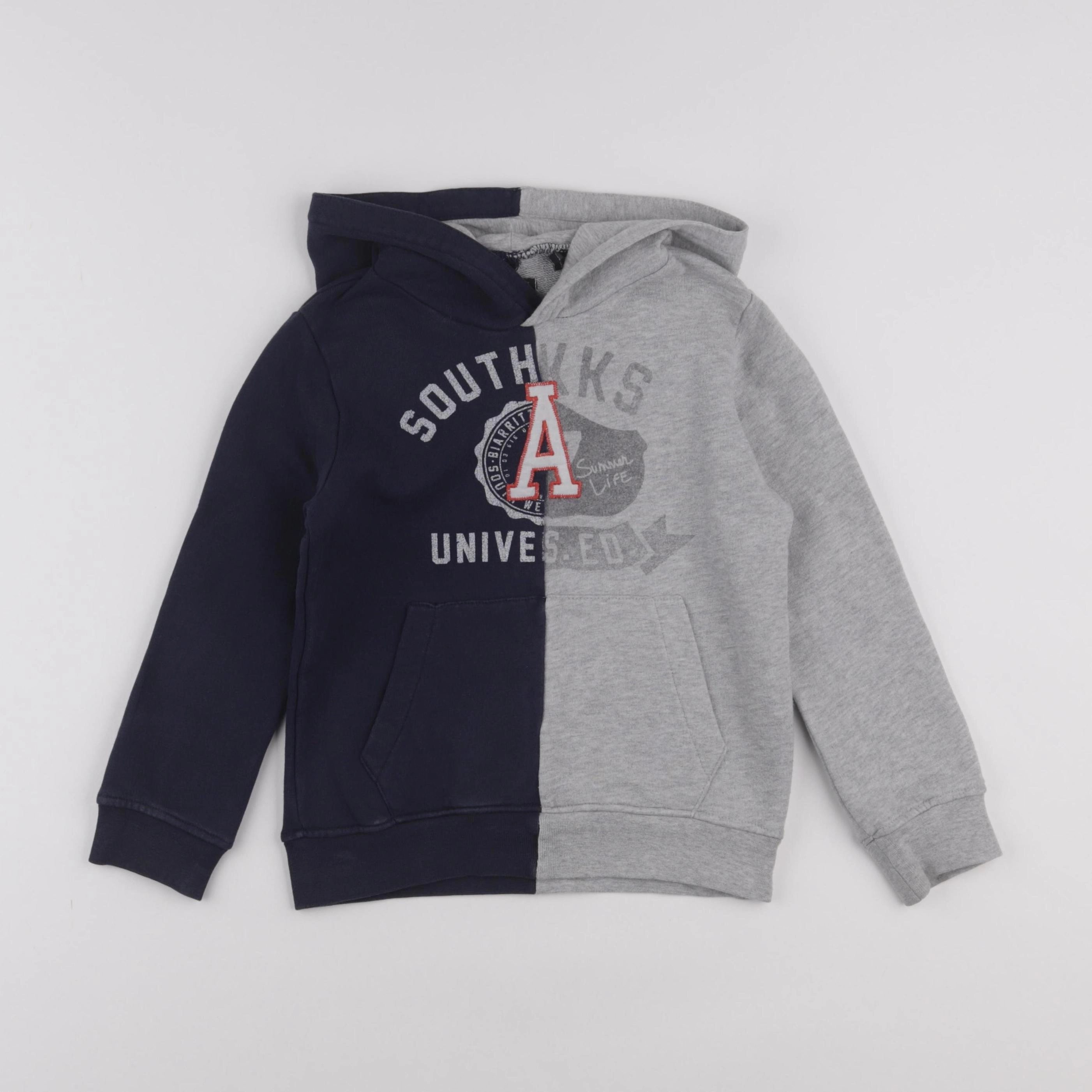 IKKS - sweat bleu, gris - 5 ans