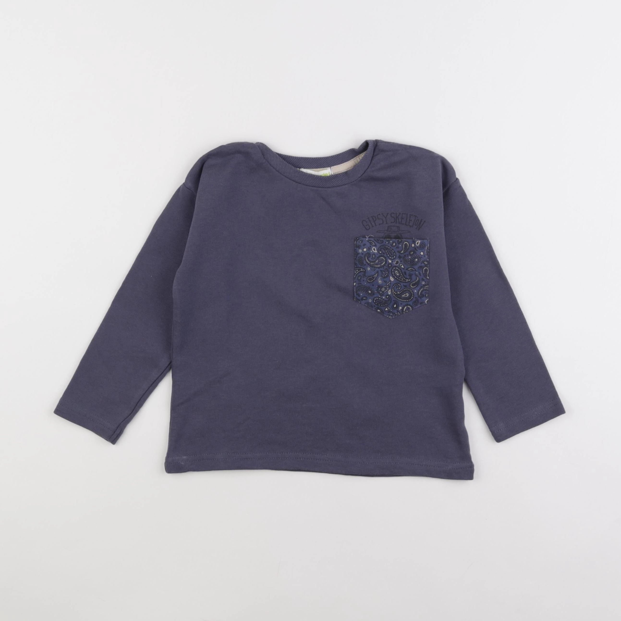 Vertbaudet - sweat bleu - 3 ans