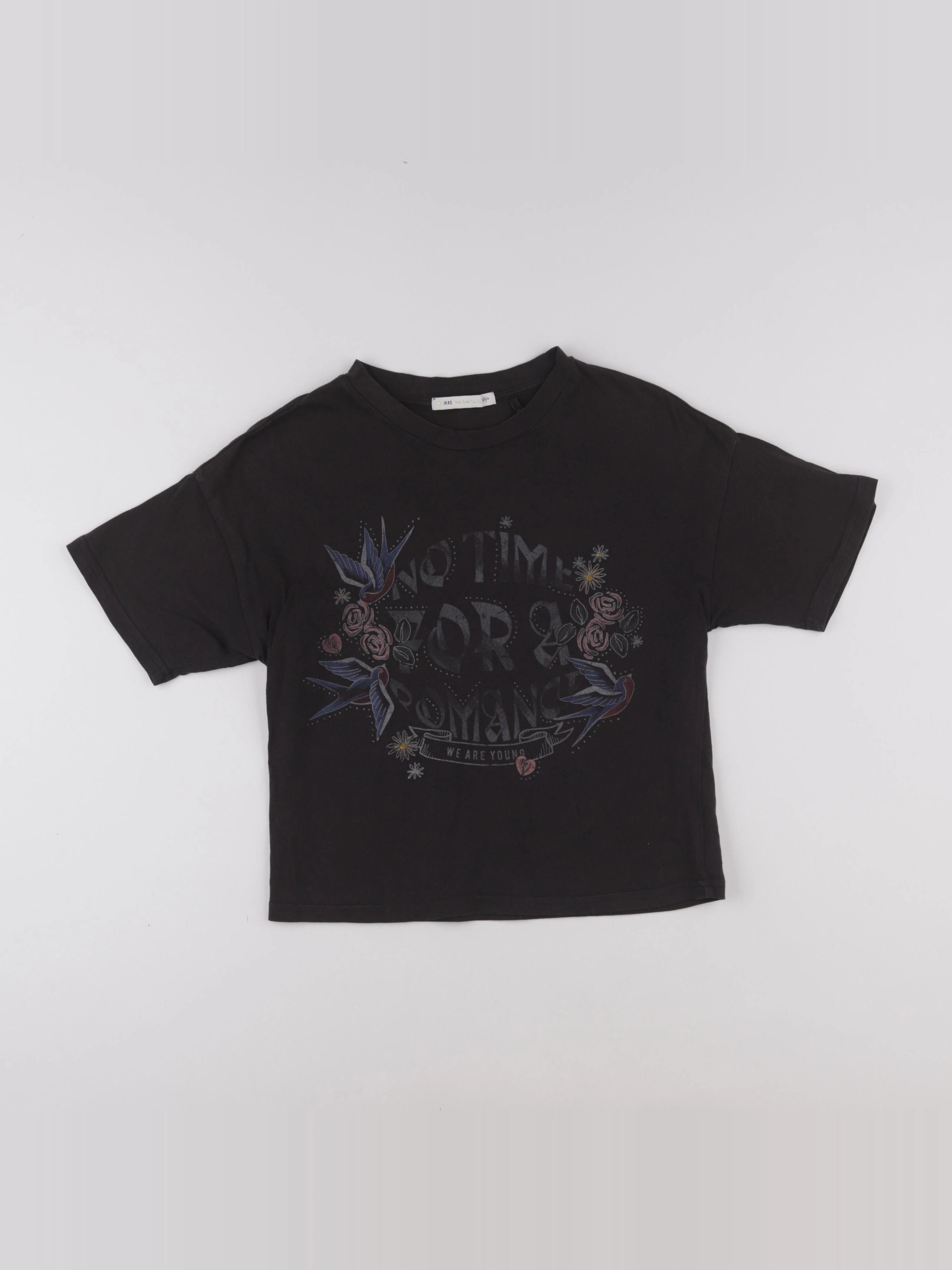 IKKS - tee-shirt gris - 10 ans