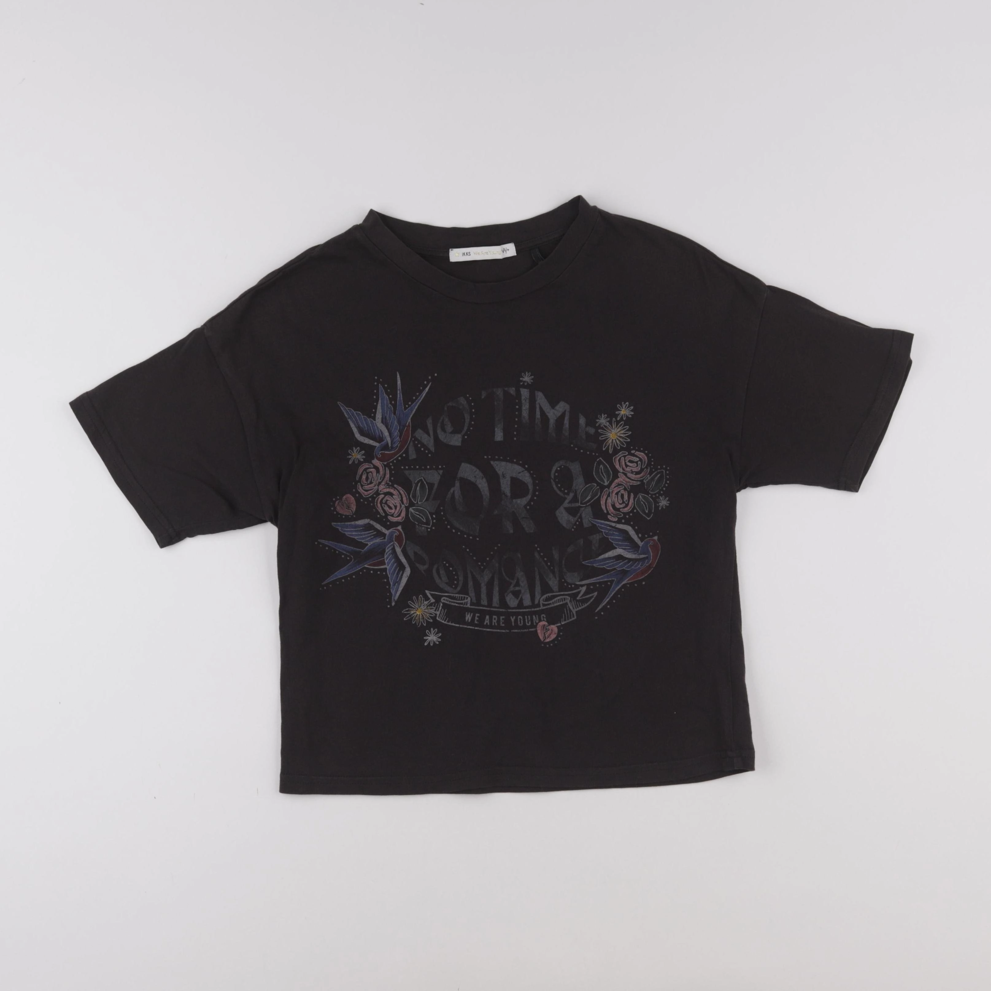IKKS - tee-shirt gris - 10 ans