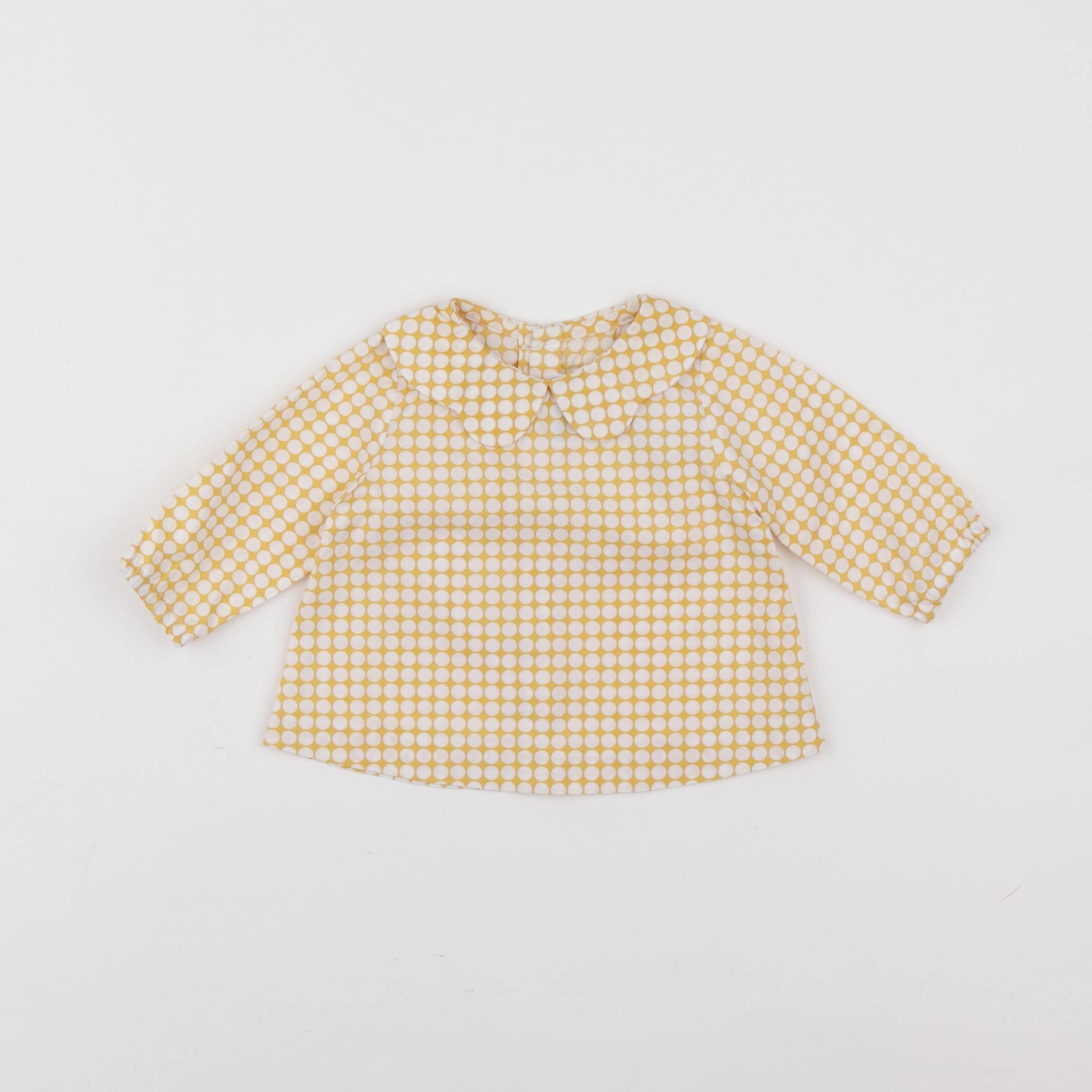 Jacadi - blouse blanc, jaune - 3 mois