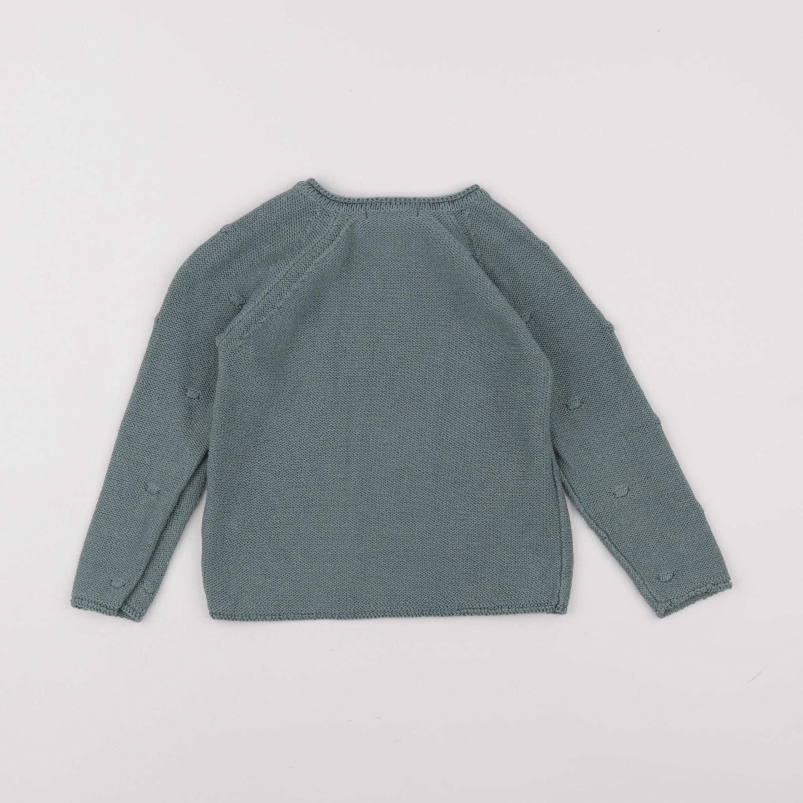 Vertbaudet - pull vert - 2 ans