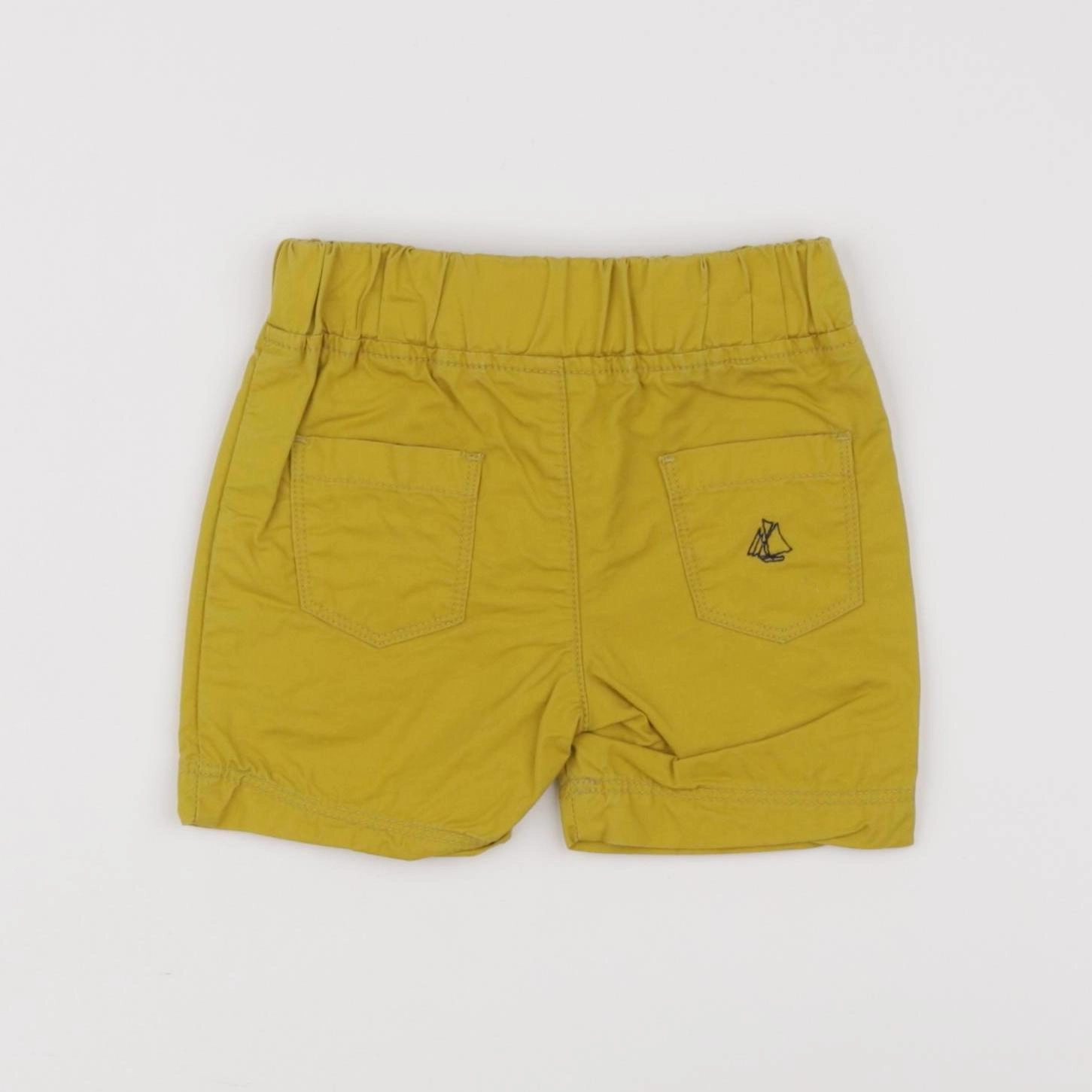 Petit Bateau - short jaune - 3 mois