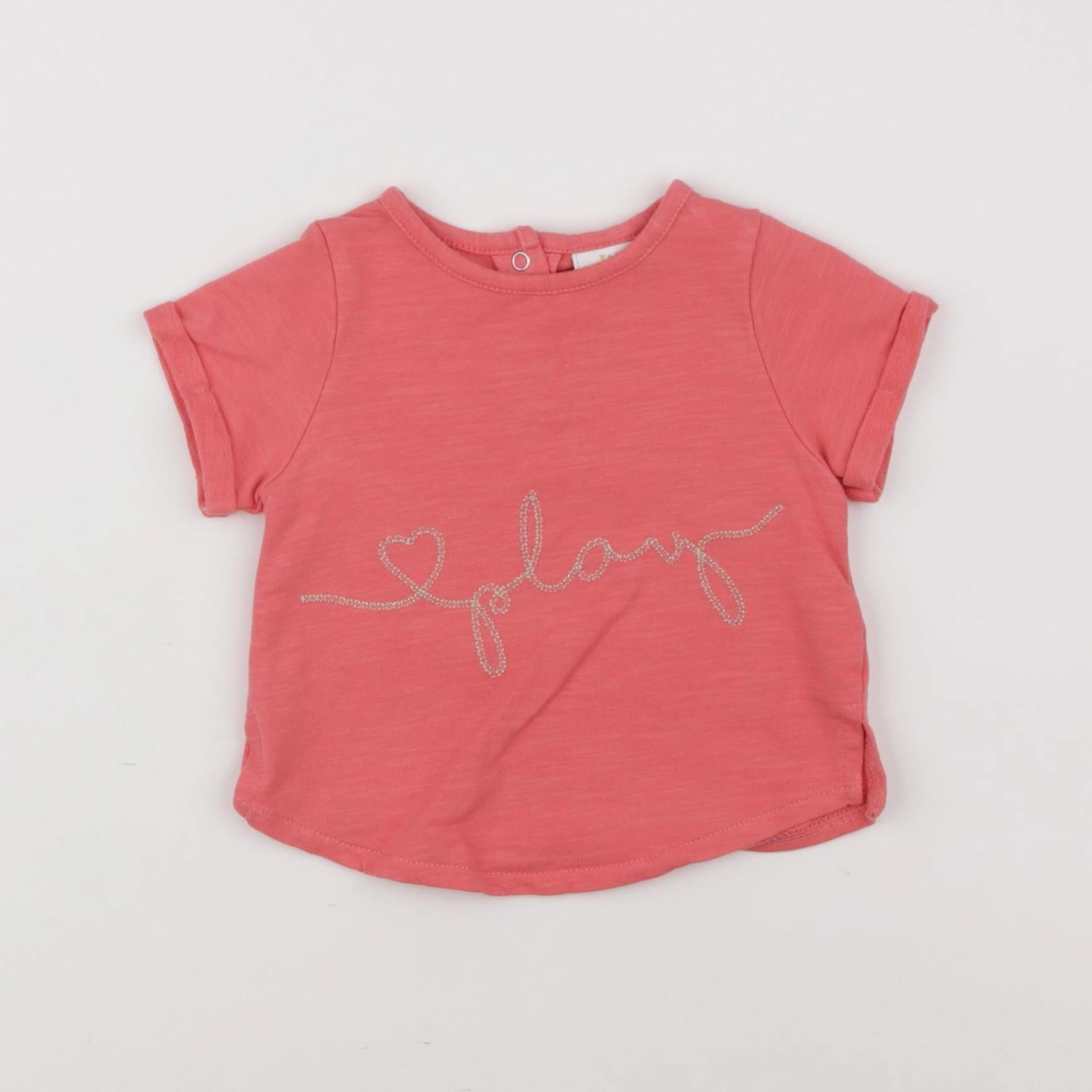 Tape à l'oeil - tee-shirt rose - 3 mois
