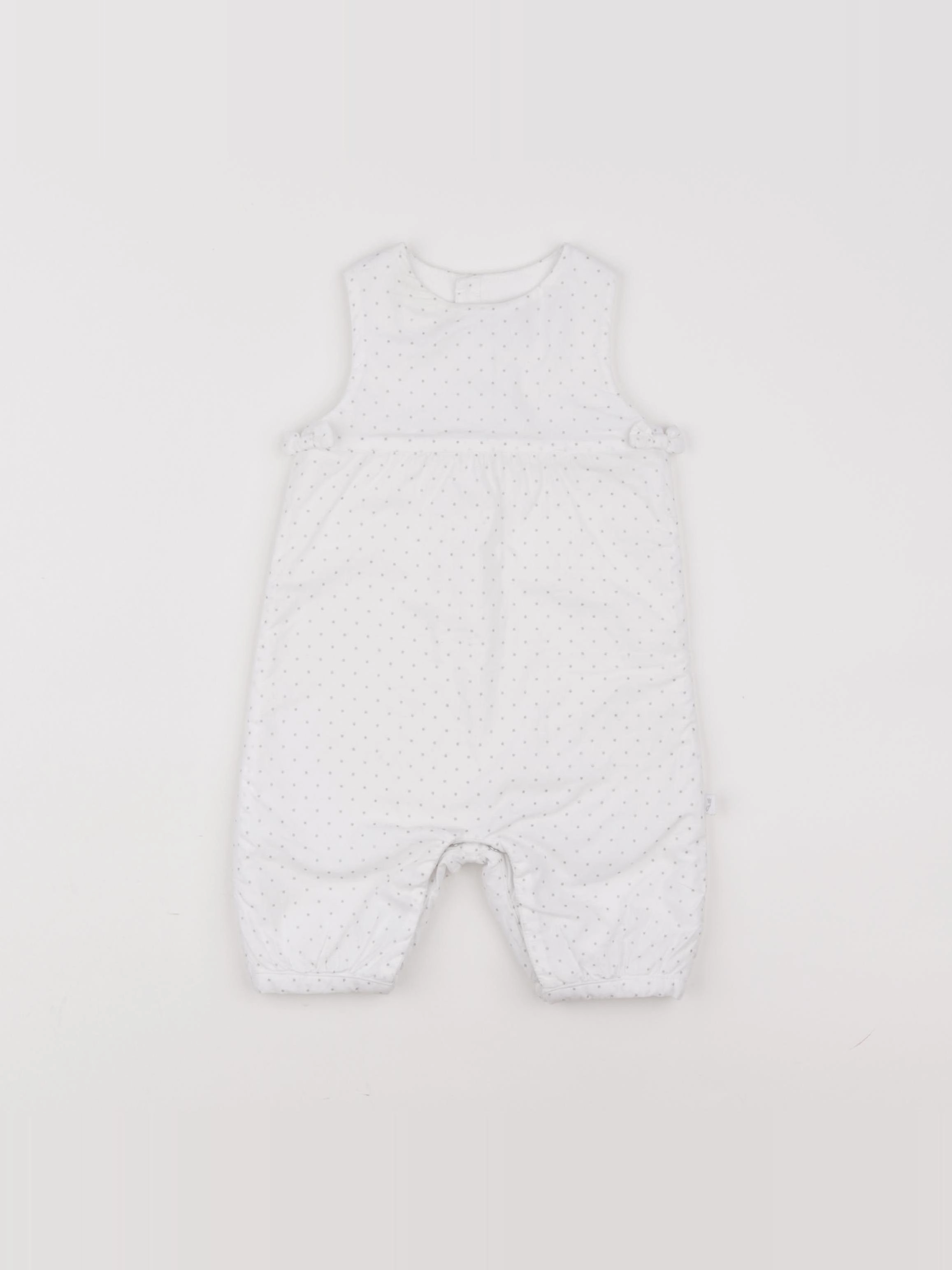 Jacadi - combinaison blanc, argent - 3 mois