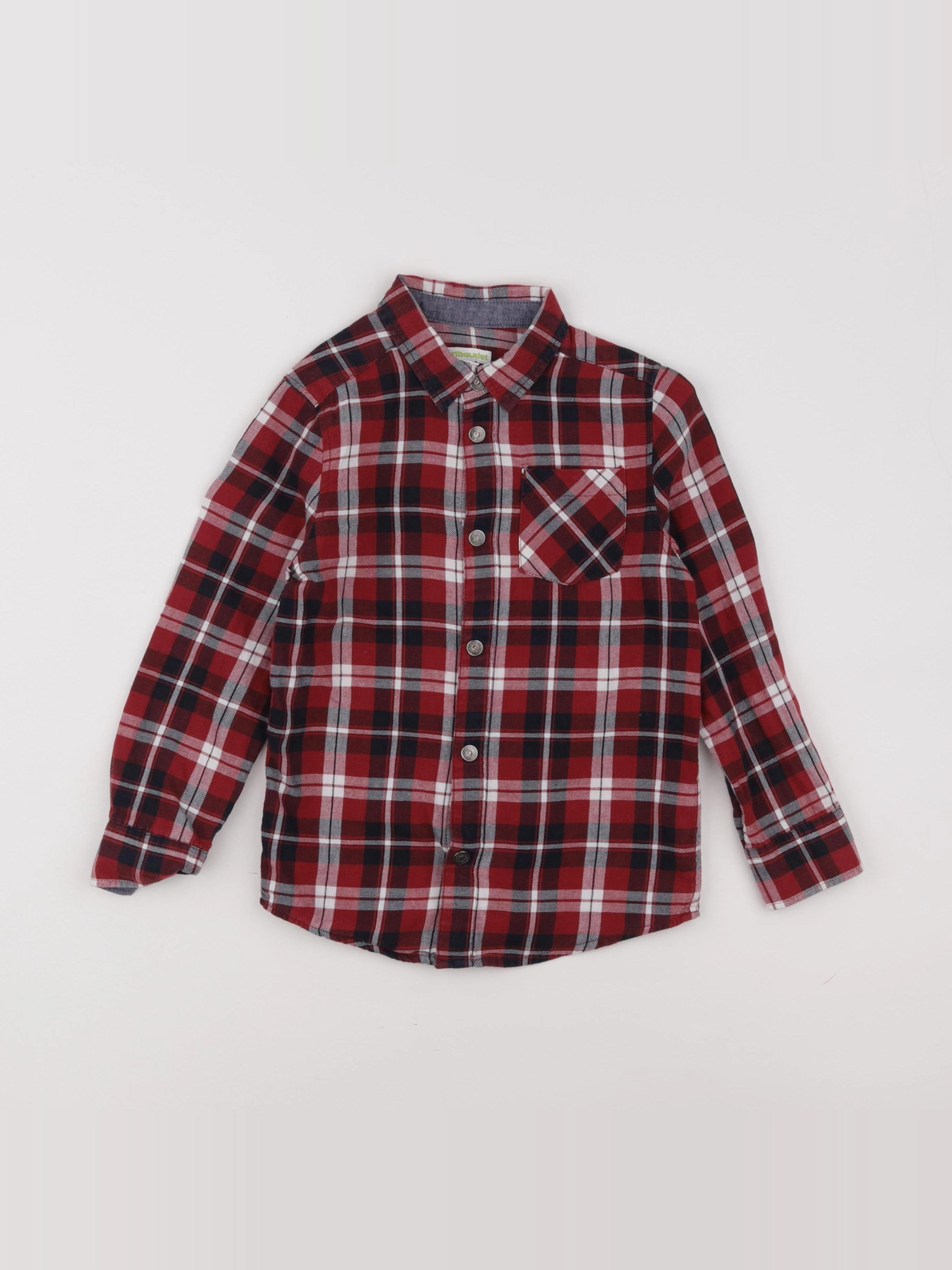 Vertbaudet - chemise multicolore - 6 ans