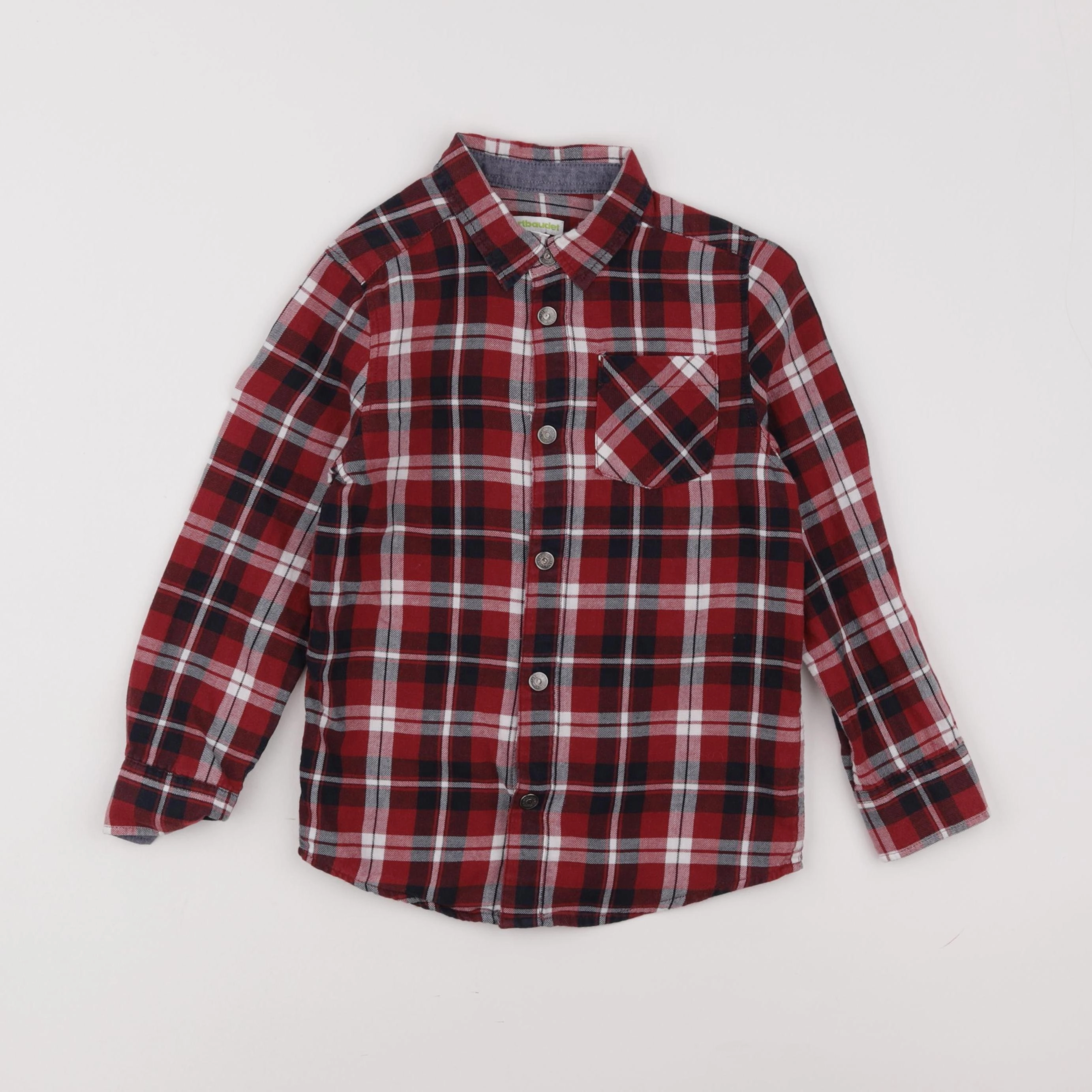 Vertbaudet - chemise multicolore - 6 ans