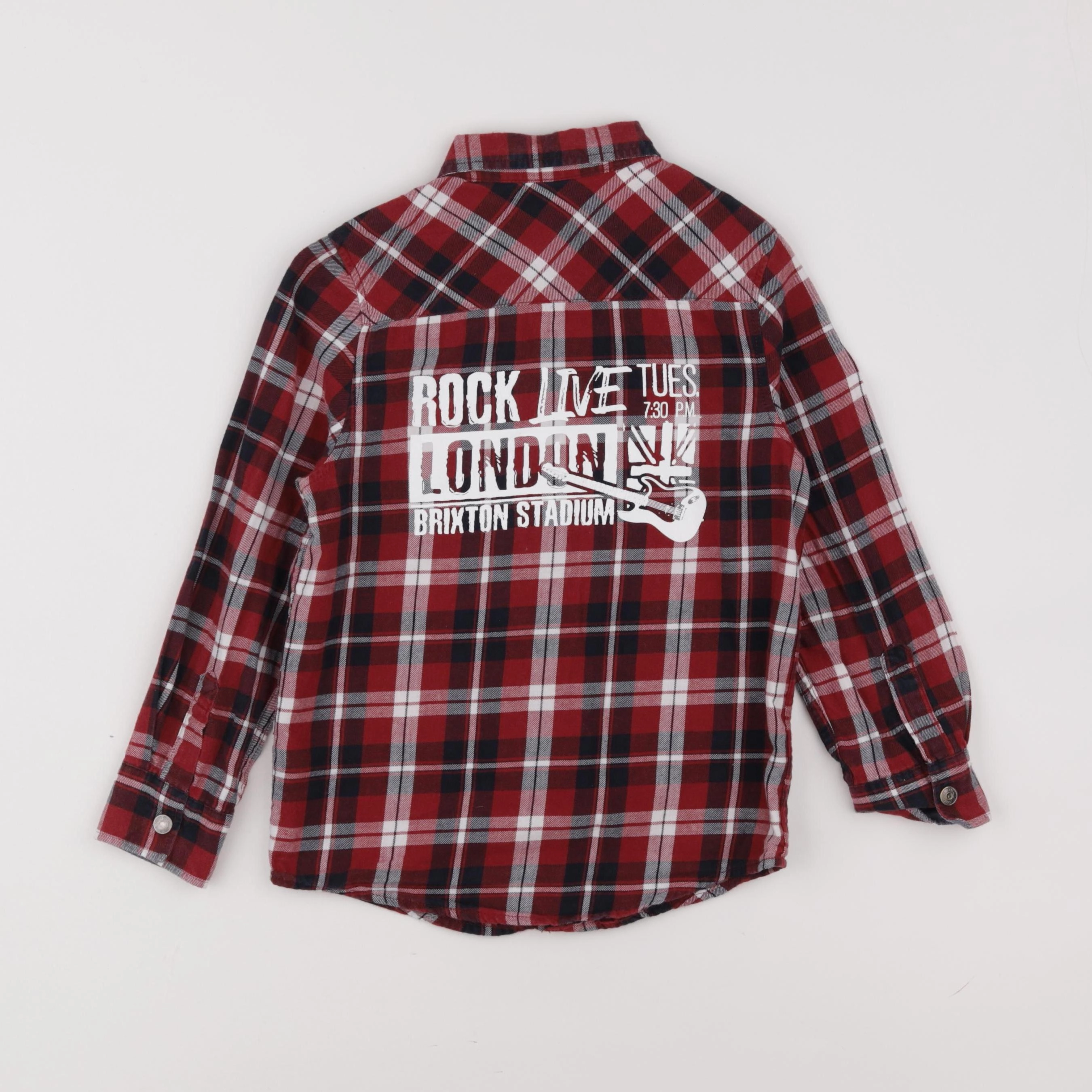 Vertbaudet - chemise multicolore - 6 ans
