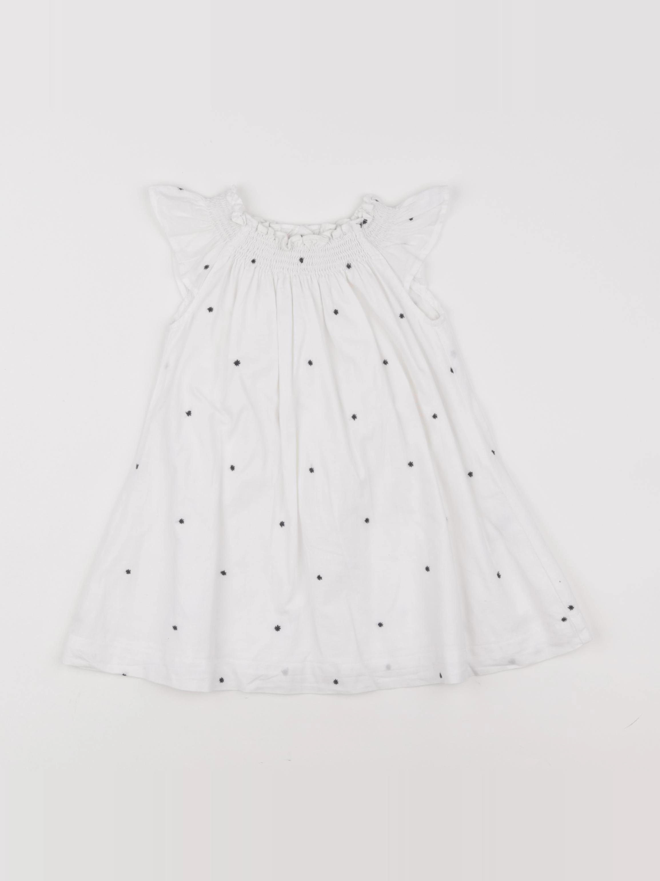 Boutchou - robe blanc - 12 mois