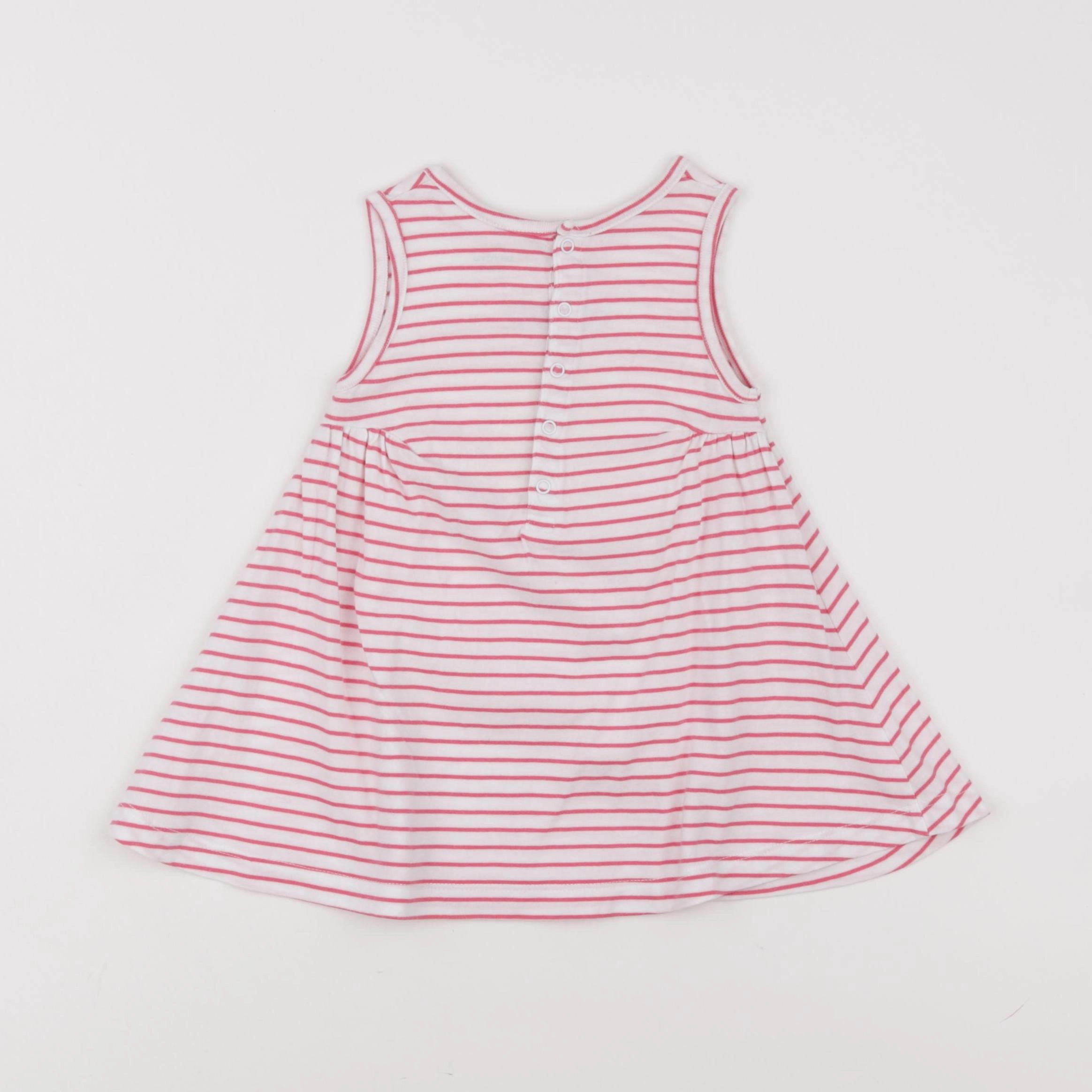 Boutchou - robe rose - 12 mois