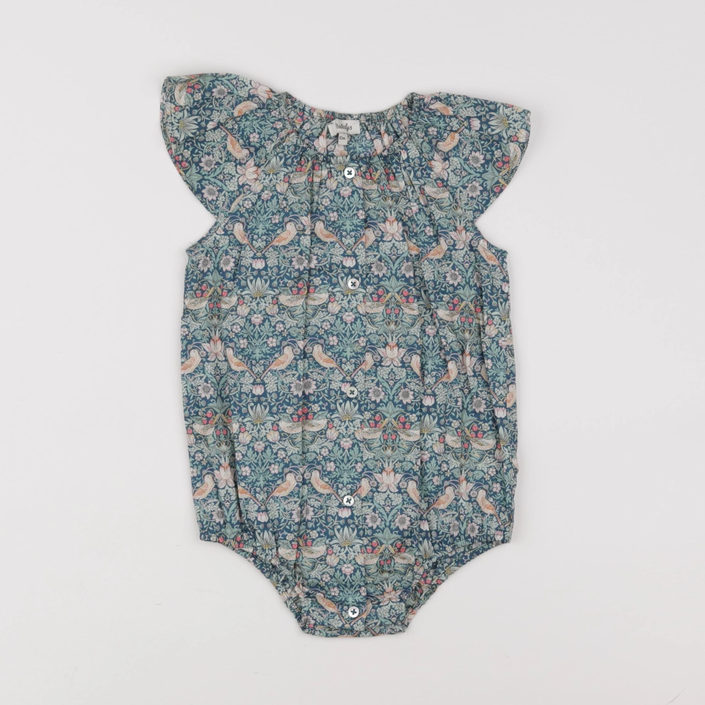Natalys - combinaison multicolore - 12 mois