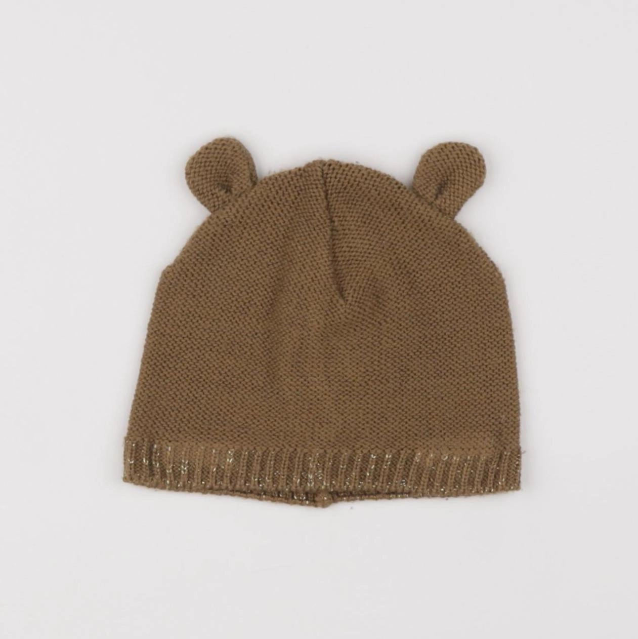 Petit Bateau - bonnet beige, or - 9/18 mois