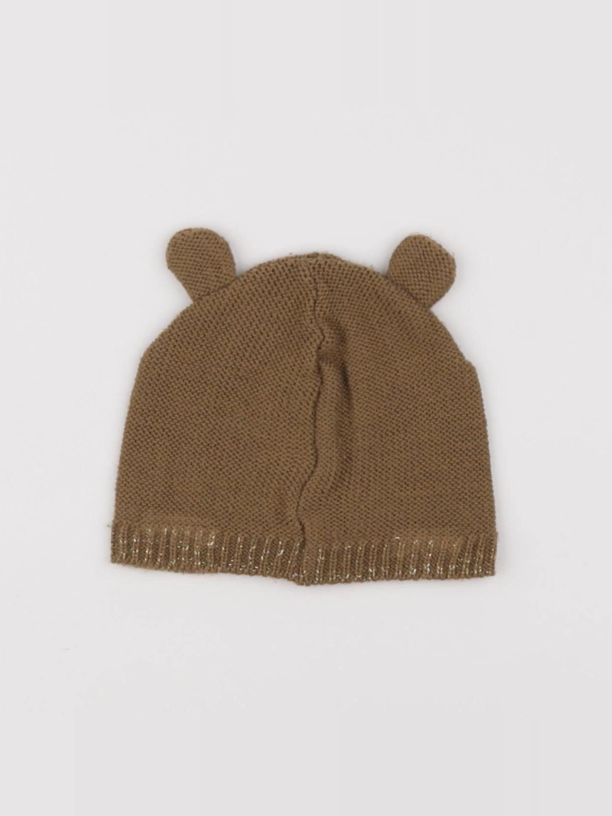 Petit Bateau - bonnet beige, or - 9/18 mois