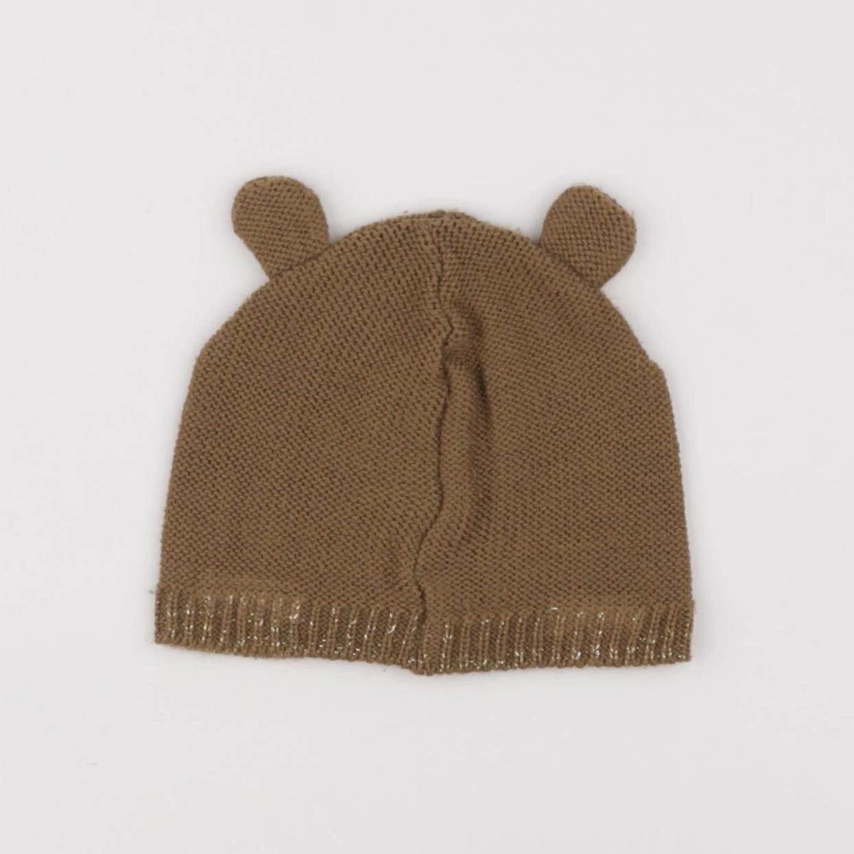 Petit Bateau - bonnet beige, or - 9/18 mois