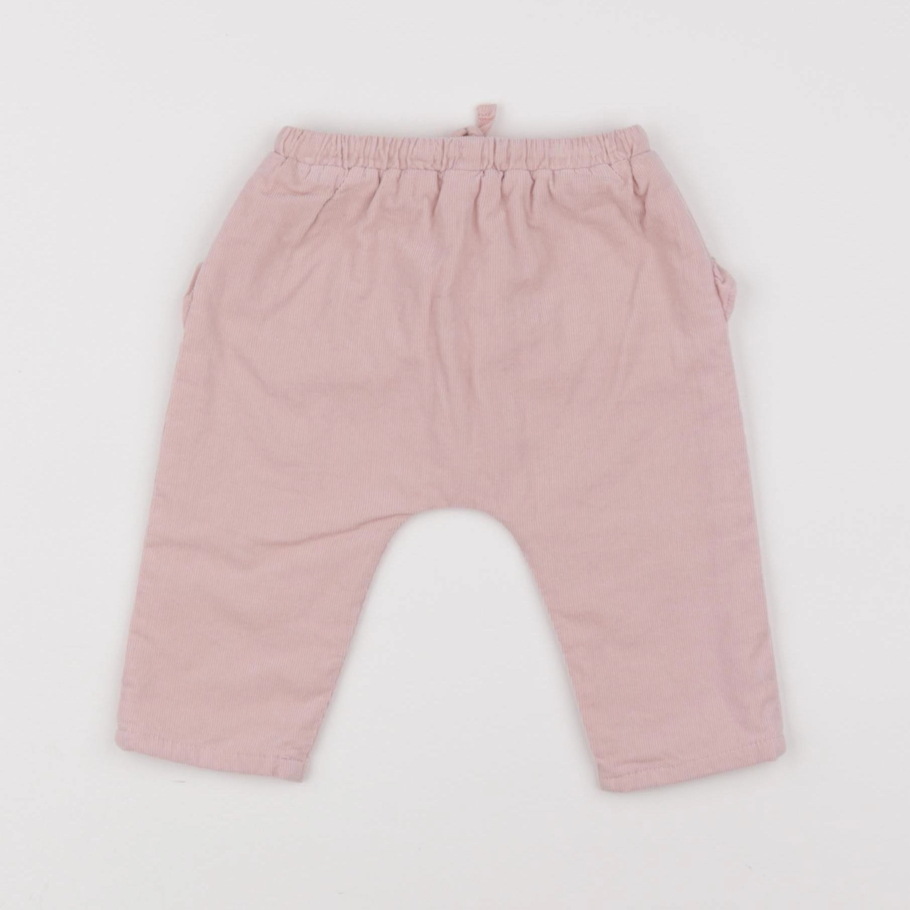 Boutchou - pantalon rose - 3 mois