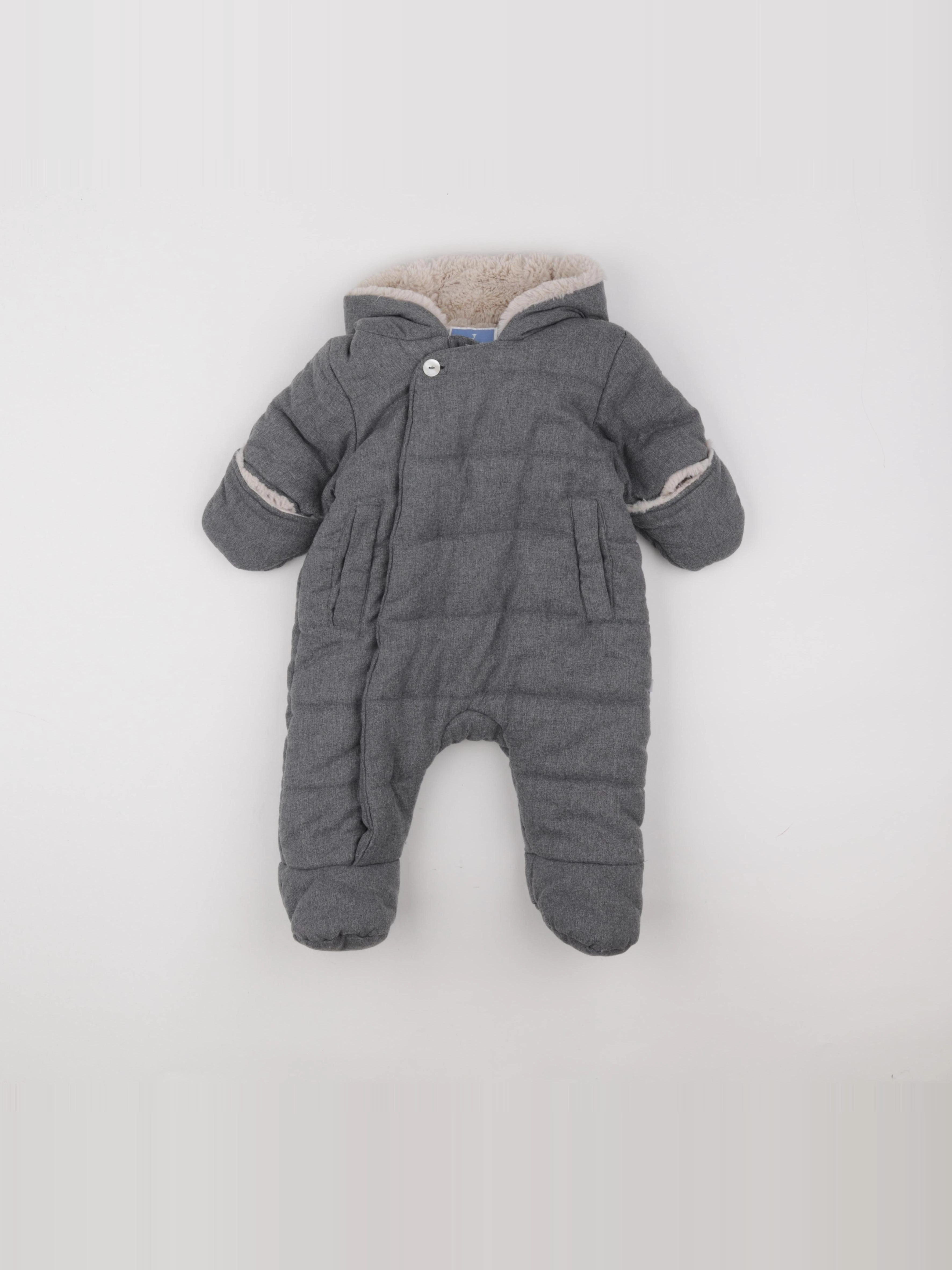 Jacadi - combi-pilote gris - 6 mois