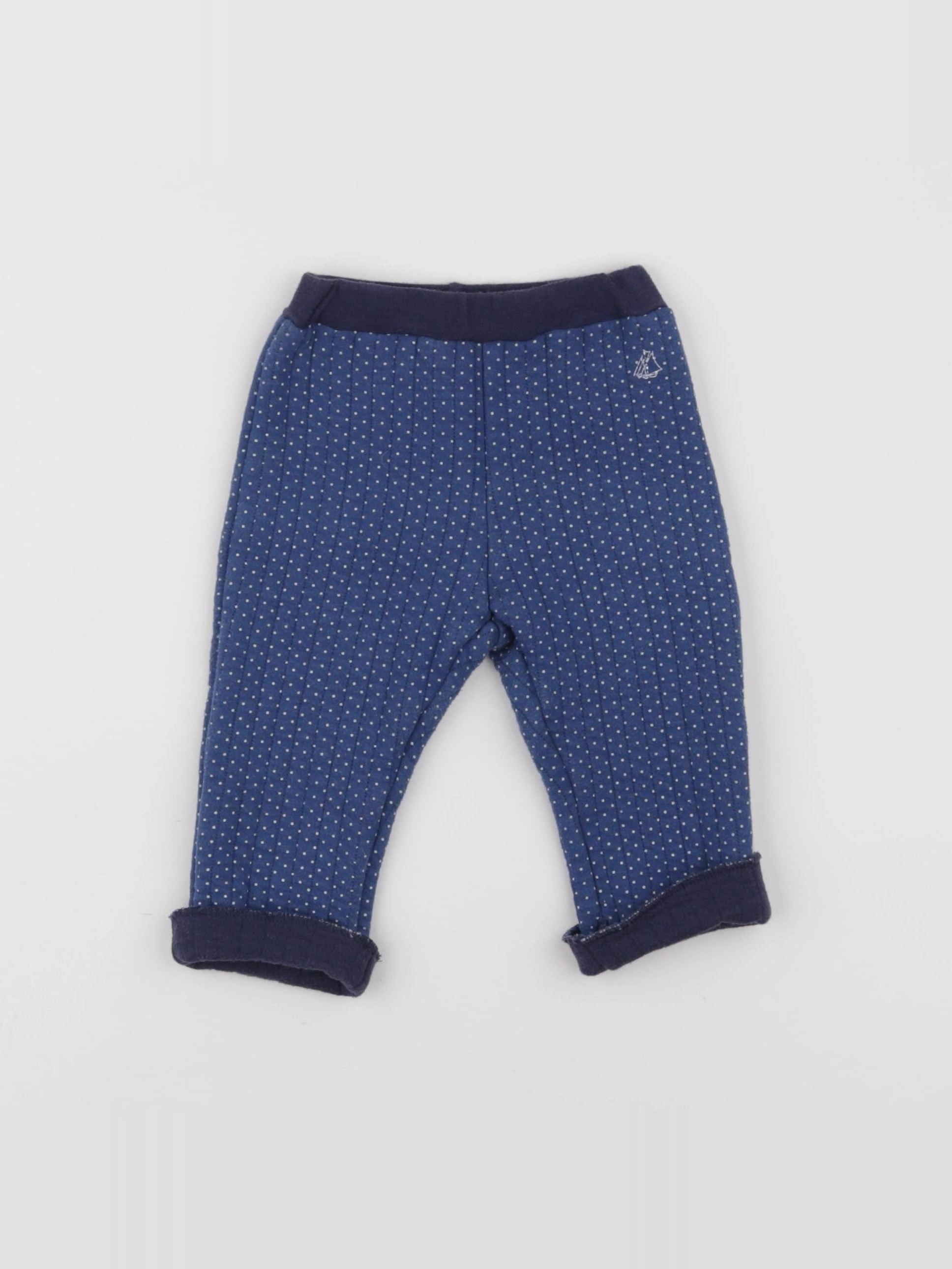 Petit Bateau - legging bleu - 6 mois