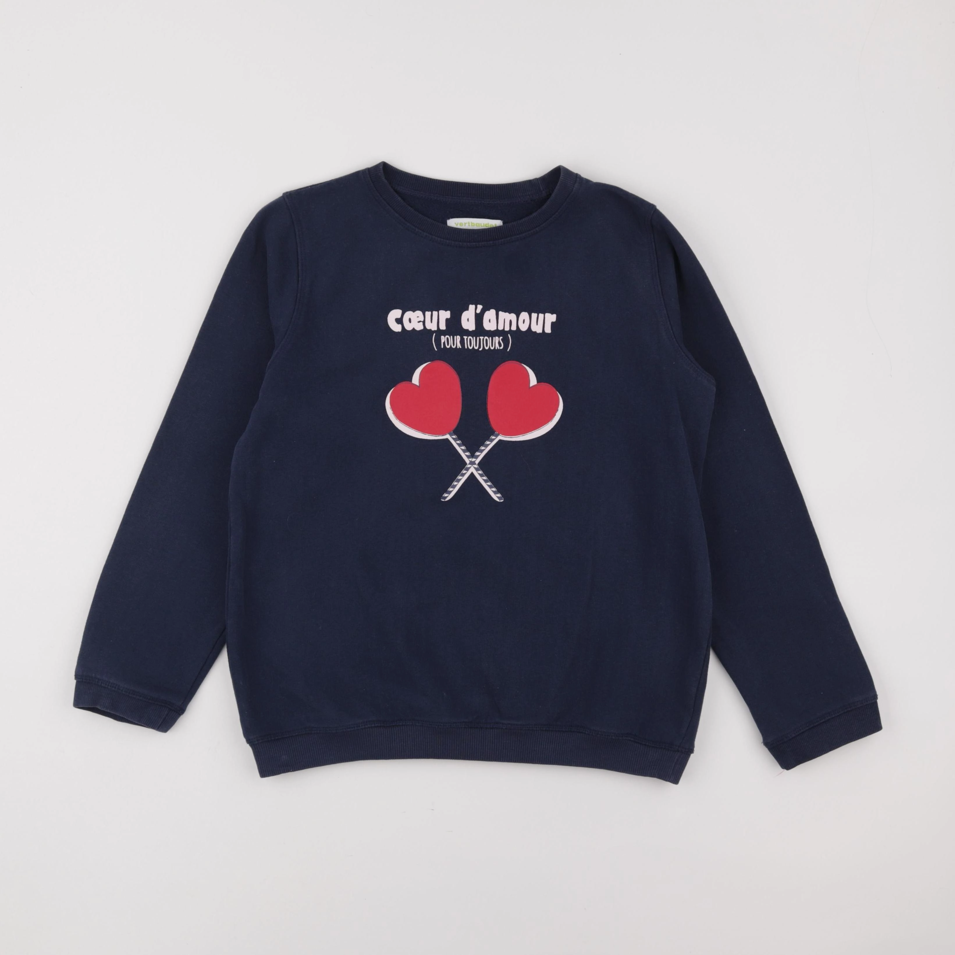 Vertbaudet - sweat bleu - 12 ans
