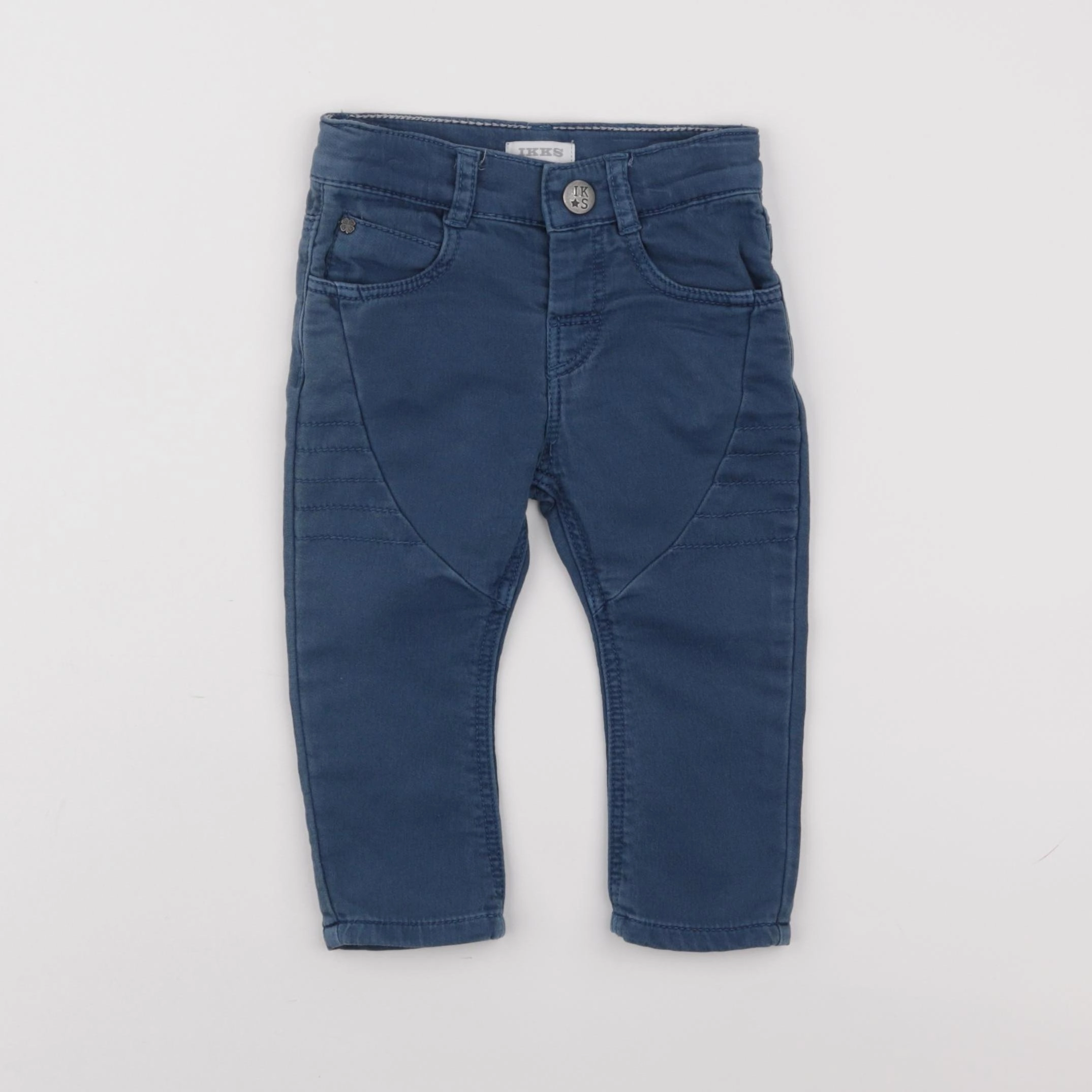 IKKS - pantalon bleu - 6 mois
