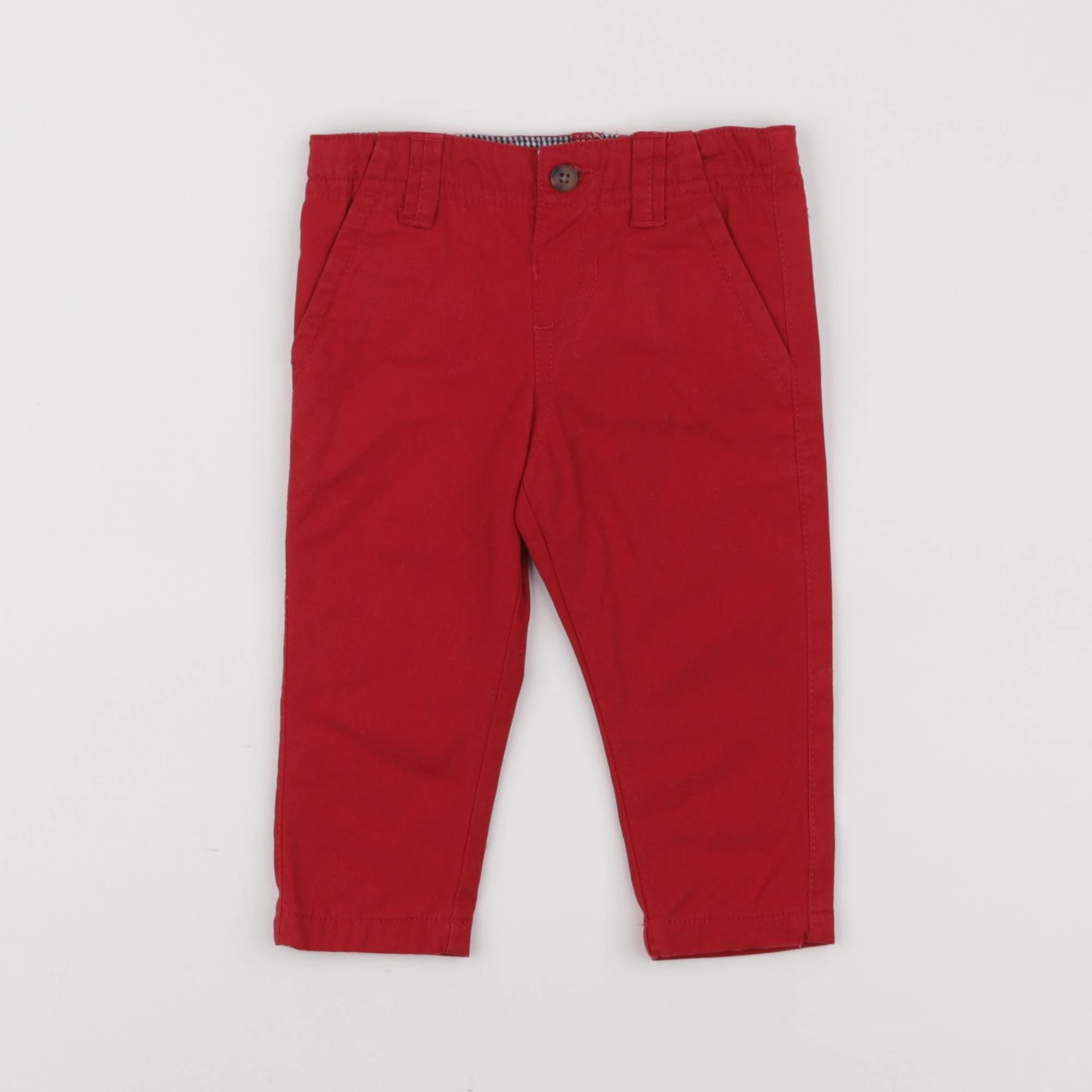 Boutchou - pantalon rouge - 6 mois