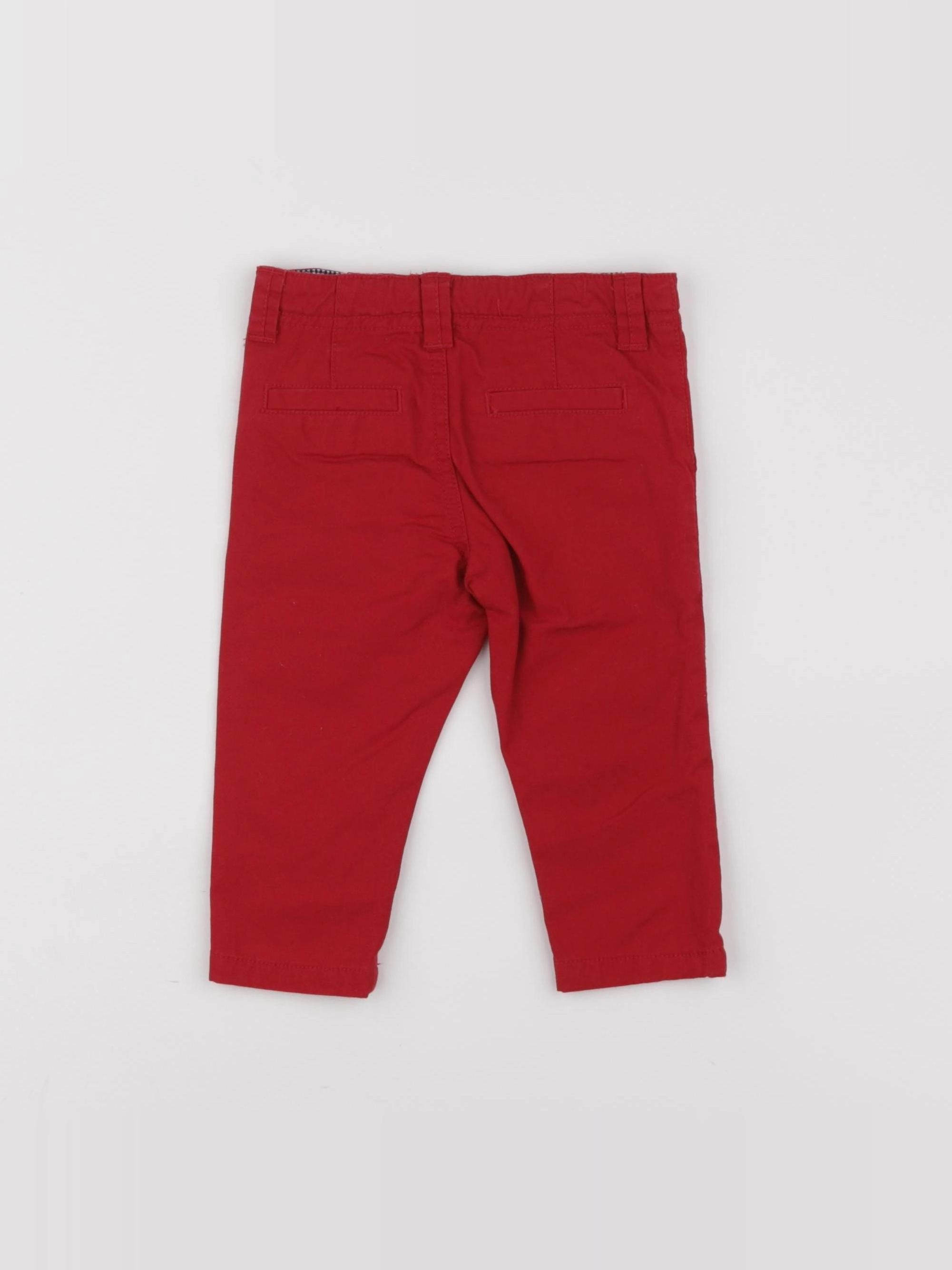 Boutchou - pantalon rouge - 6 mois