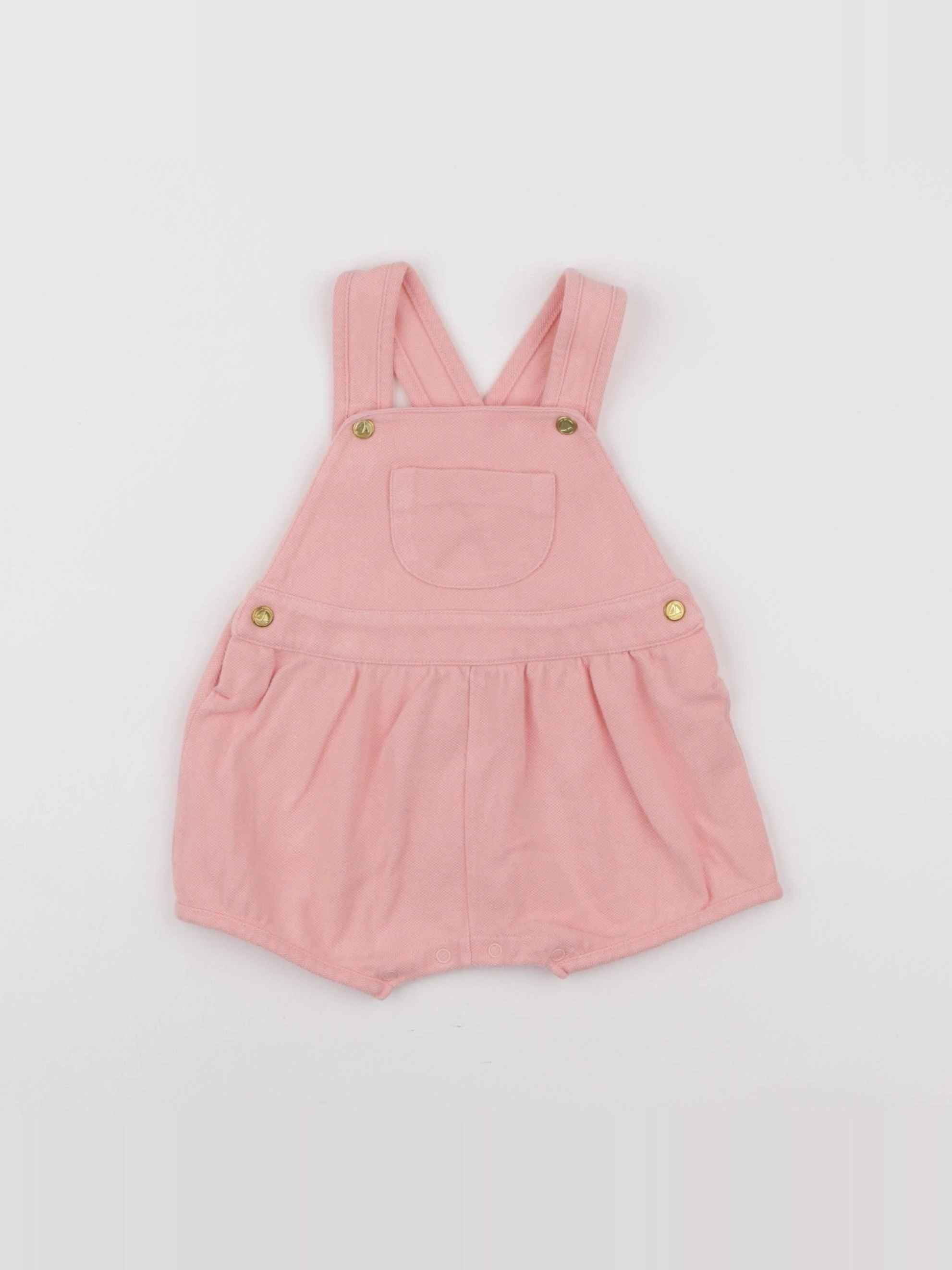 Petit Bateau - combinaison rose - 6 mois