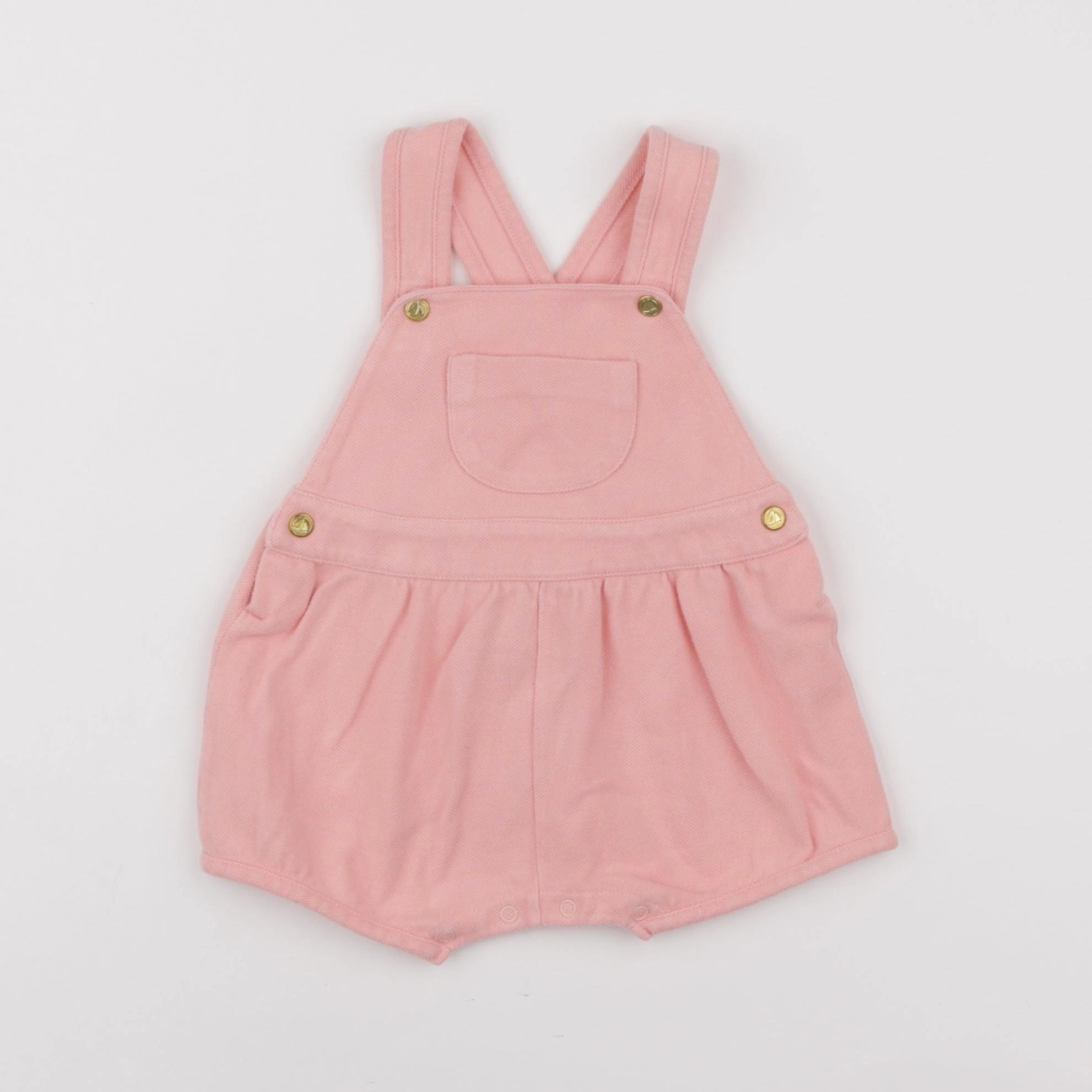 Petit Bateau - combinaison rose - 6 mois