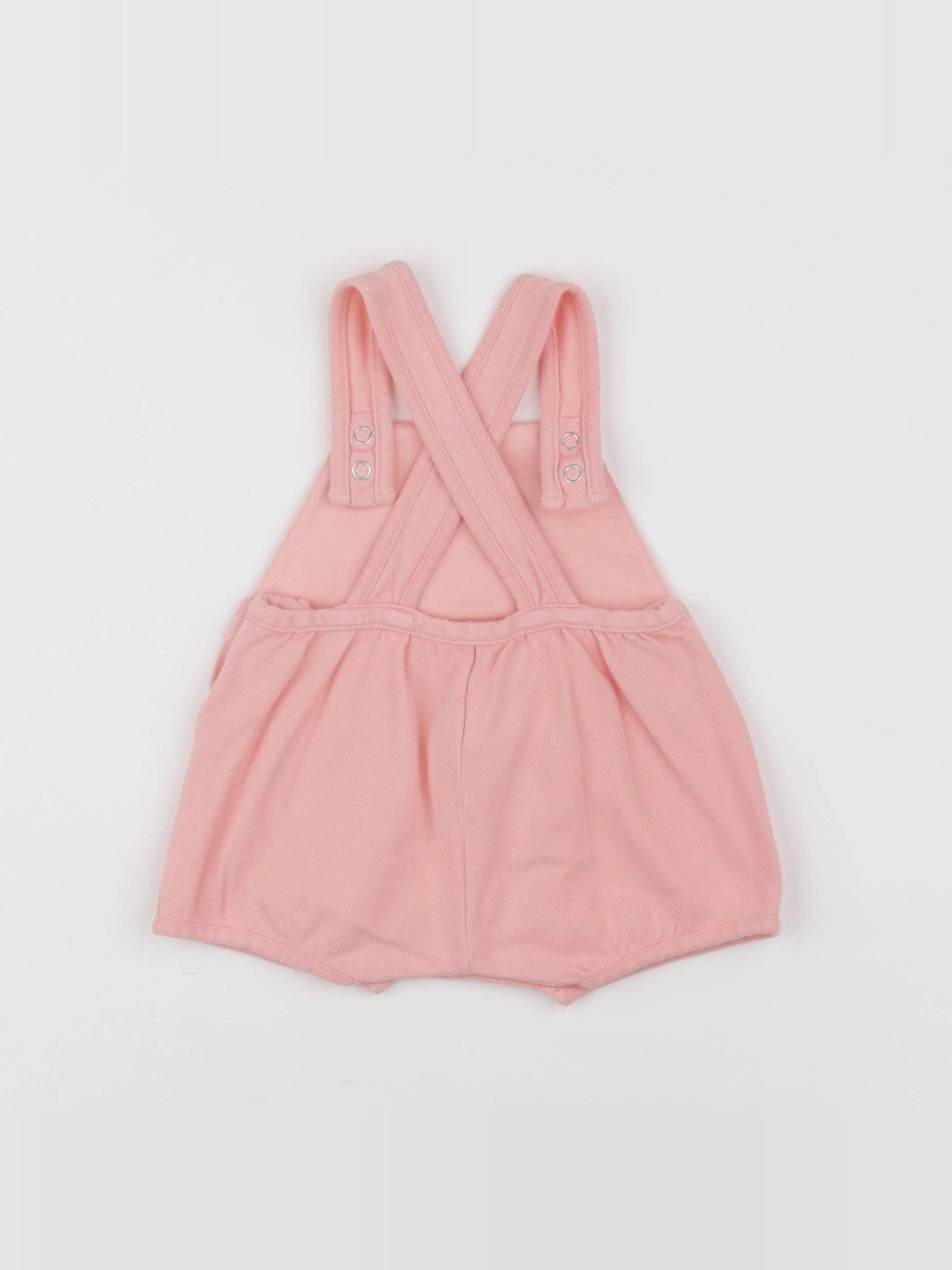 Petit Bateau - combinaison rose - 6 mois