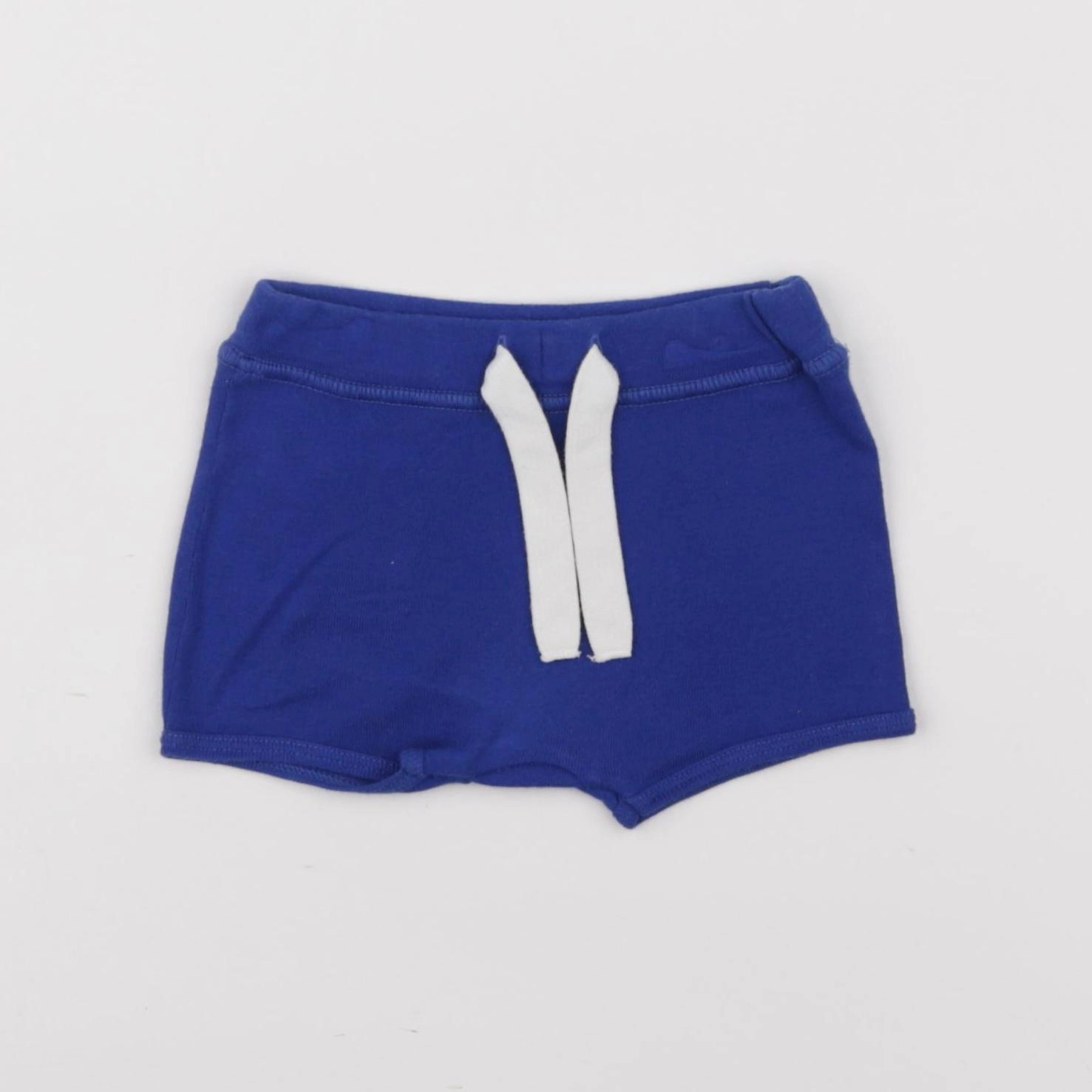 Petit Bateau - short bleu - 6 mois