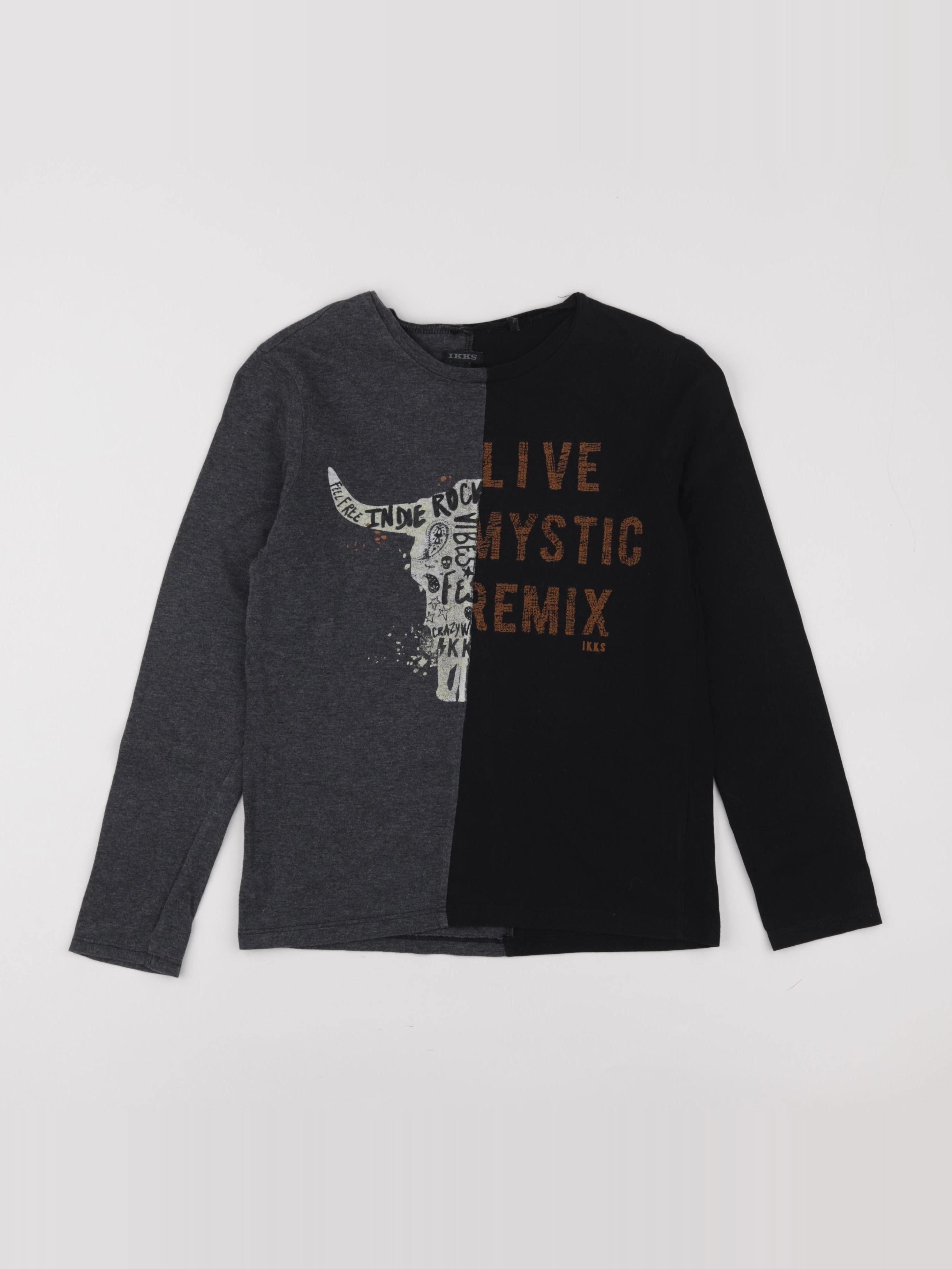 IKKS - tee-shirt noir - 10 ans
