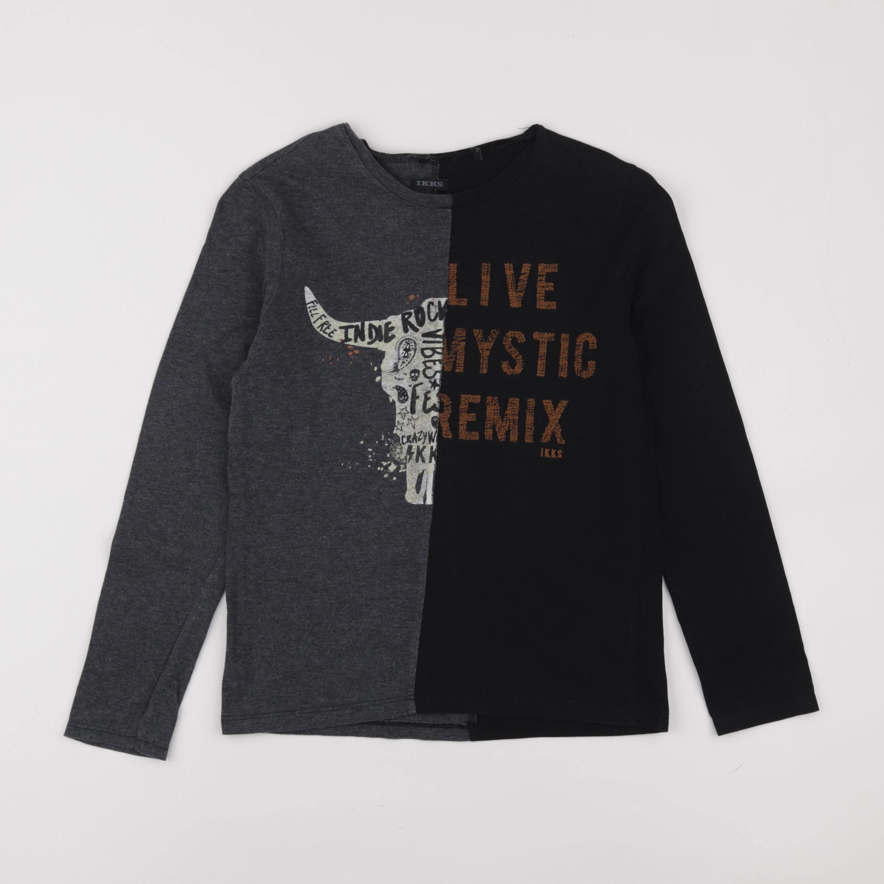 IKKS - tee-shirt noir - 10 ans