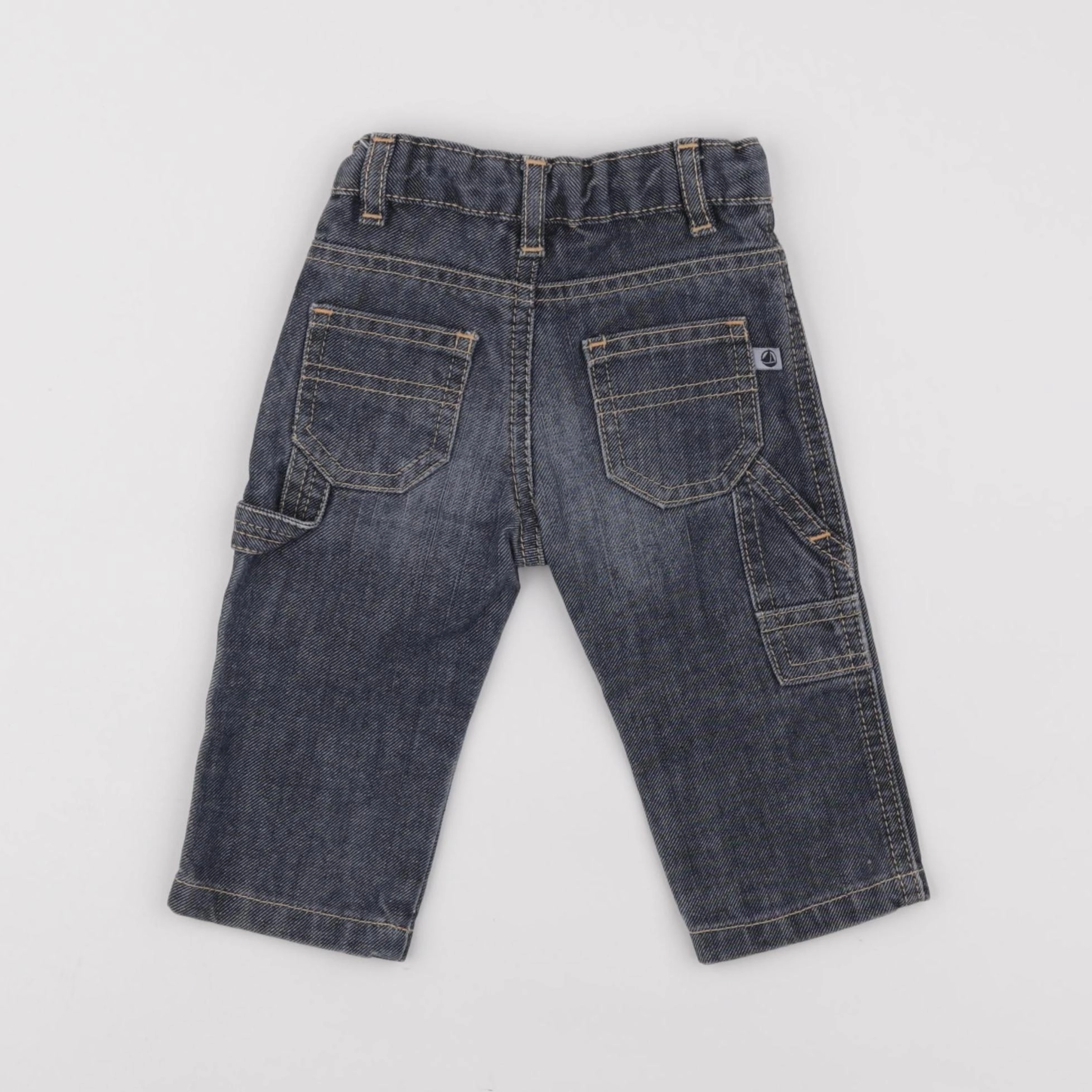 Petit Bateau - jean bleu - 6 mois