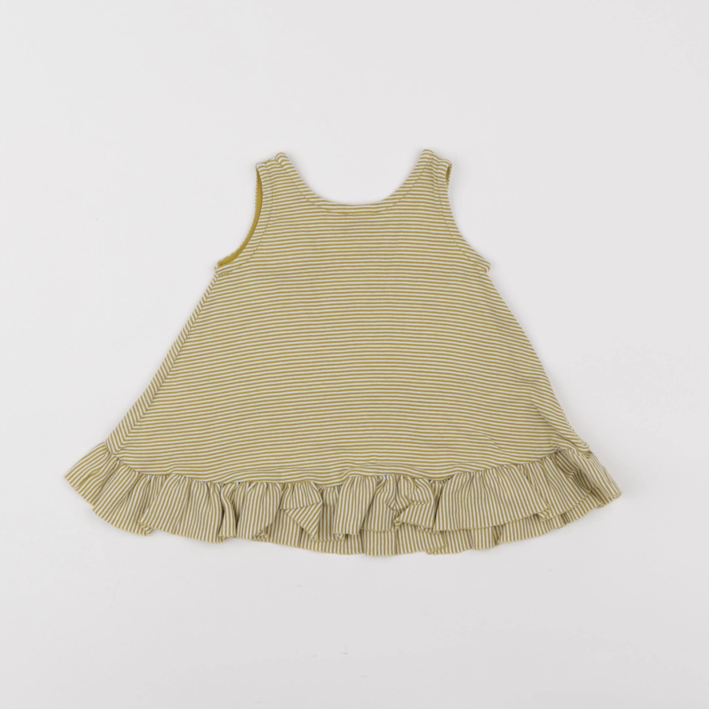 Petit Bateau - robe jaune - 3 mois